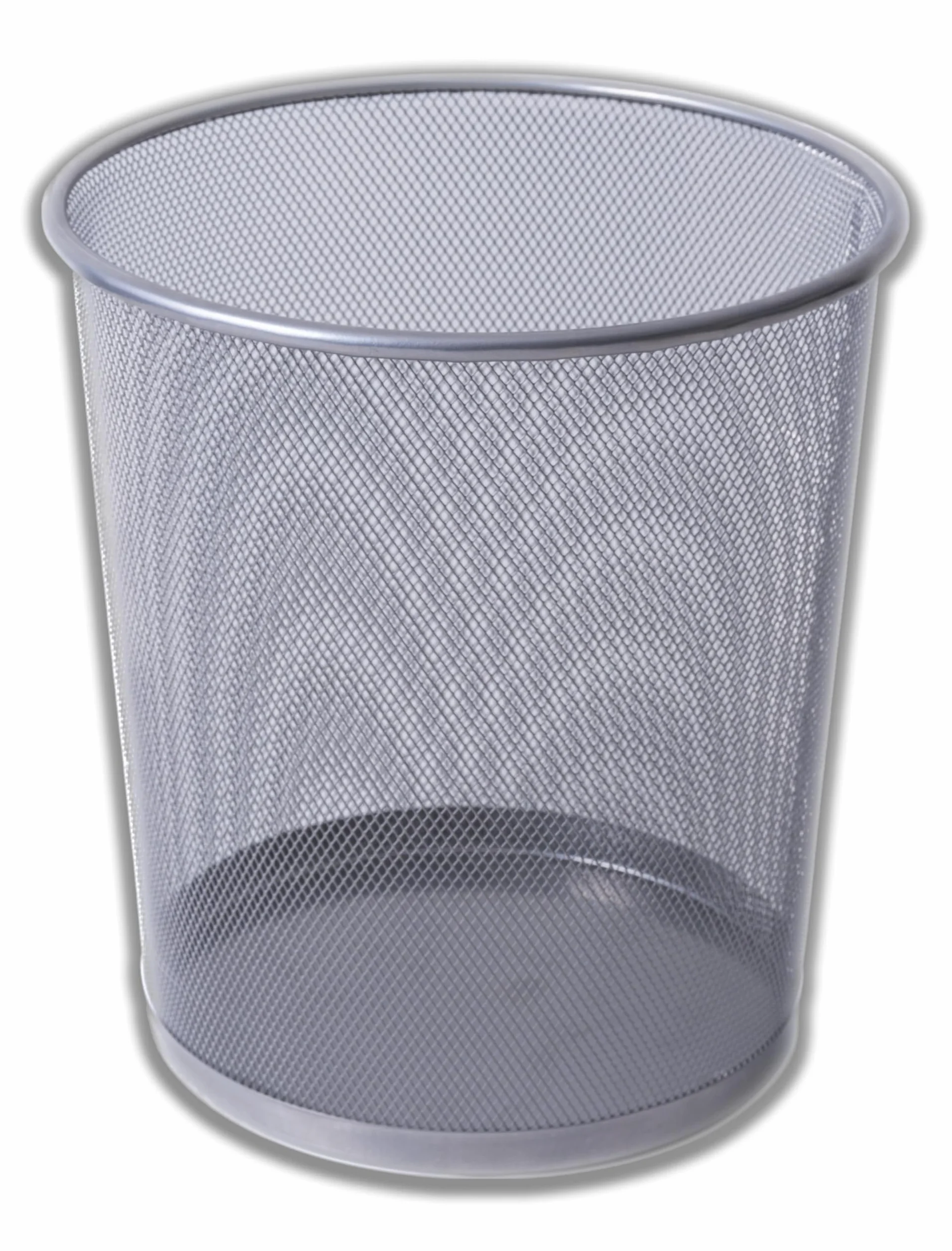 IPEA Papelera de Malla Metálica – 26 x 23 cm – Papelera de Reciclaje para Oficina, Casa, Dormitorio, Escuela de Metal – Cesta de Basura para Escritorio, Mesa, Mueble