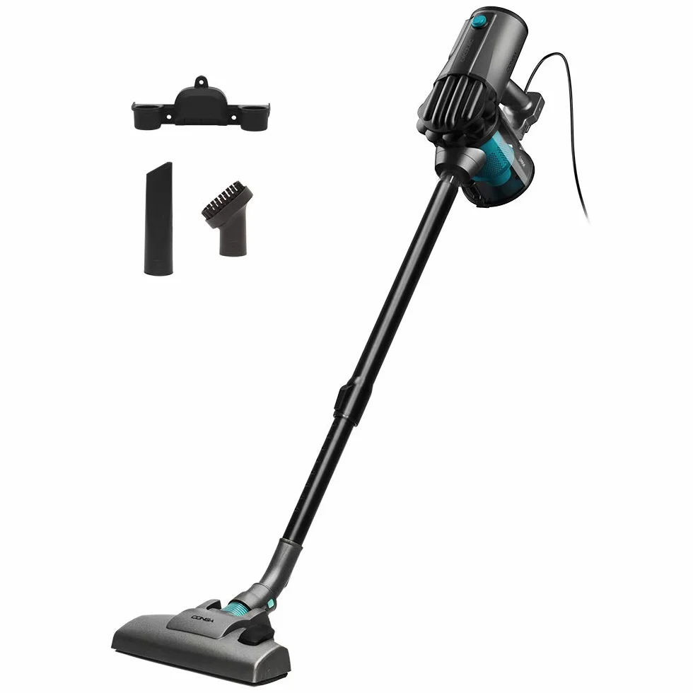 Cecotec Aspirador Vertical Conga Thunderbrush 560 2 en 1 600 W Tecnología ciclónica Filtro Alta eficiencia 6 Metros