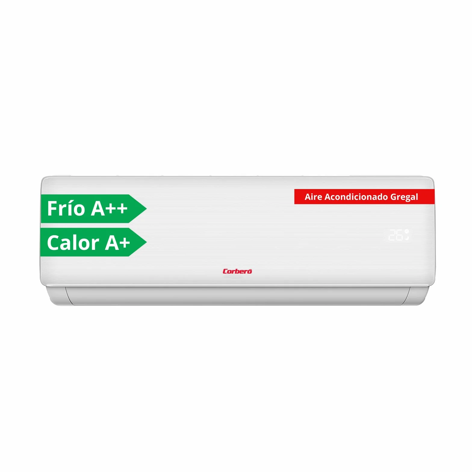 Corbero - Aire Acondicionado Split 9000BTU | CSP09GREGAL | Wifi | Inverter | Gas R32 | Eficiencia Energética A++/A+ | Bajo Consumo Energético | Control Remoto, Blanco