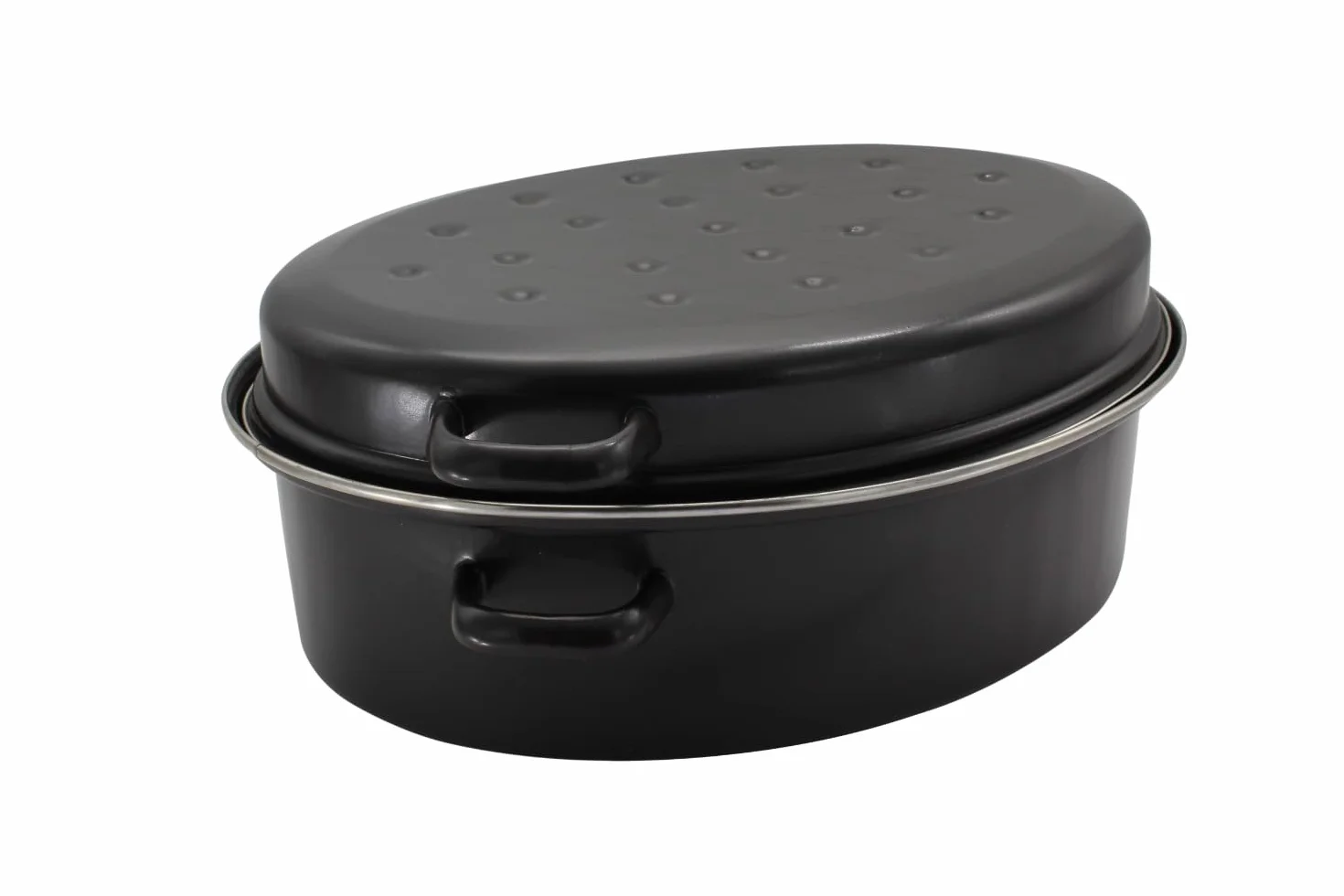 Krüger Gourmet GBCS42 - Asador de Gansos con Tapa (42 cm, 10,5 l)