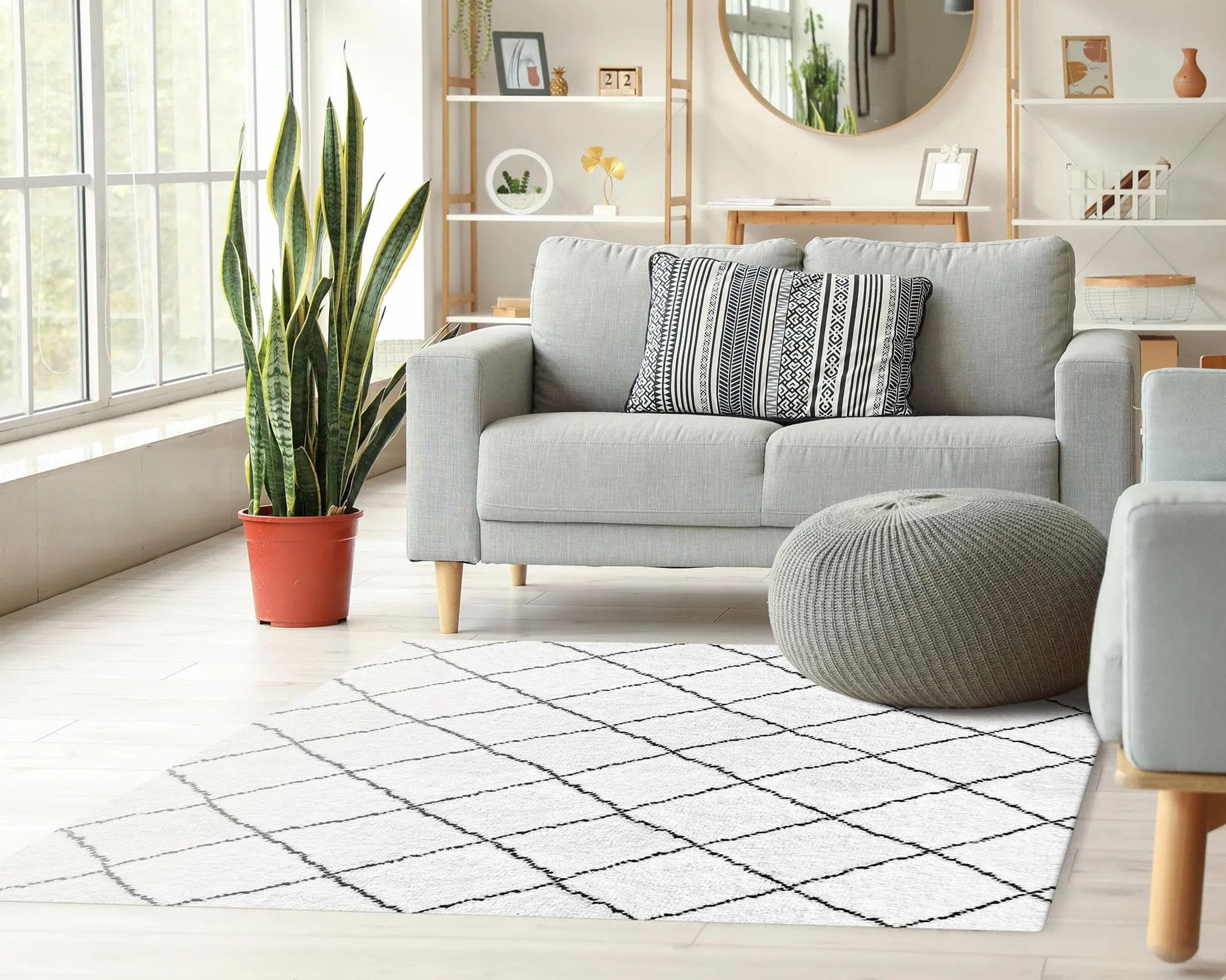 Panorama Alfombra Vinílica Cocina Baño - Modelo Sahara 200x300 cm - Varios tamaños - Plana Sin Pelo, Antideslizante y Fácil de Limpiar - Decoración Hogar