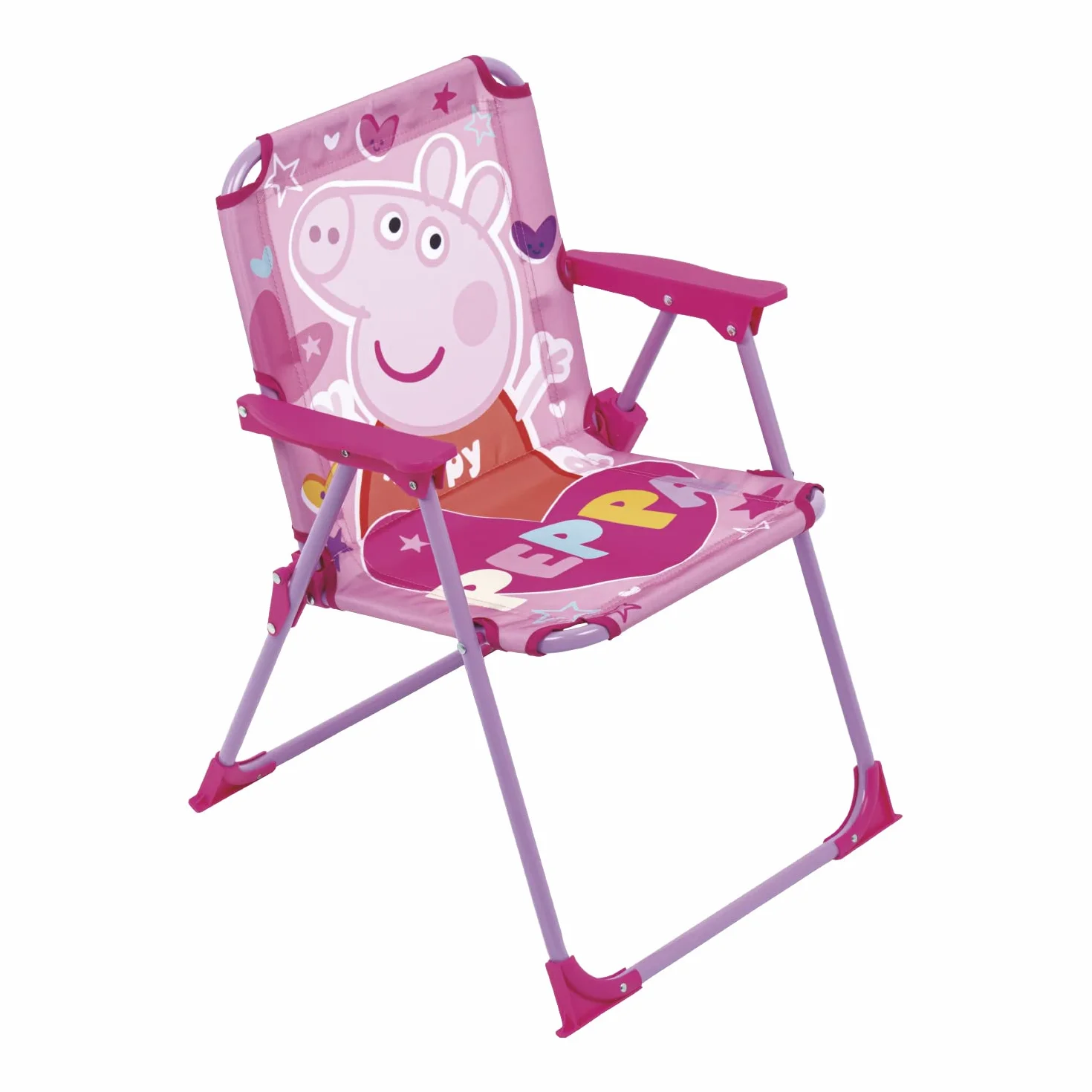 ARDITEX Silla Plegable Peppa Pig 38x32x53cm para Jardín Camping Playa