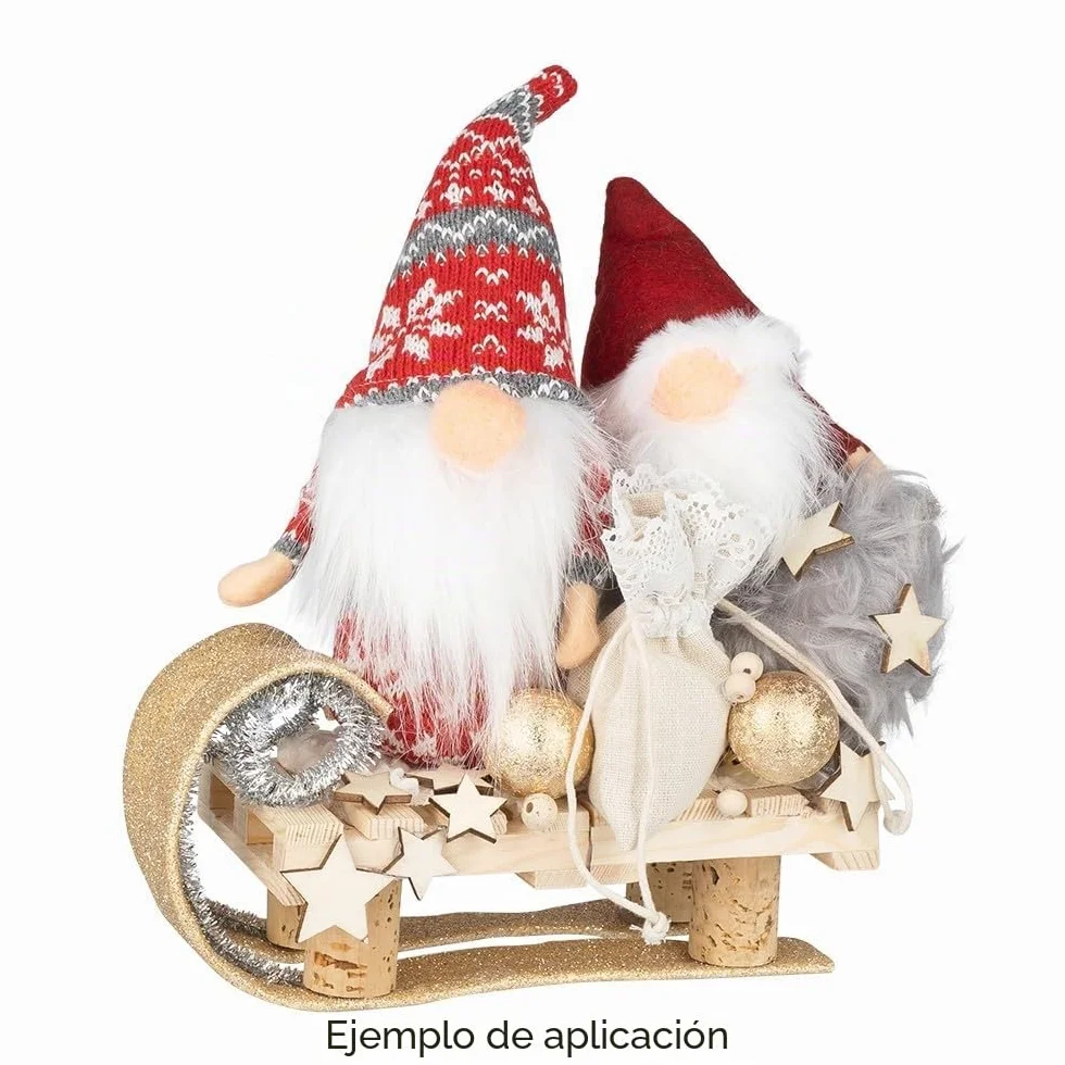Ideen mit Herz Minipalés de madera decorativos 24 x 16 x 2,5 cm 2 unidades