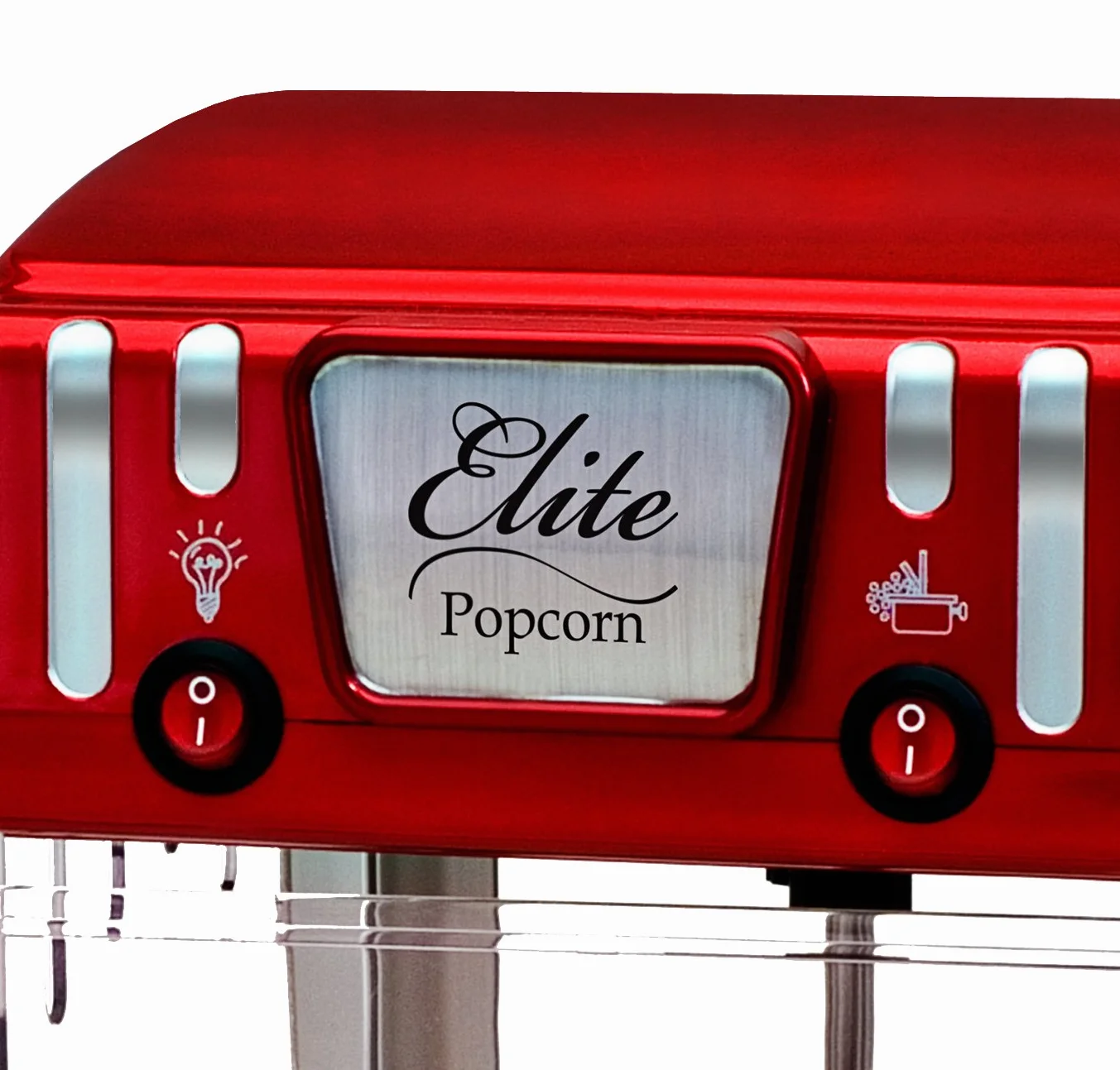 Elite Gourmet EPM-250 Classic Carnival Máquina de palomitas de maíz de sobremesa 74 ml rojo