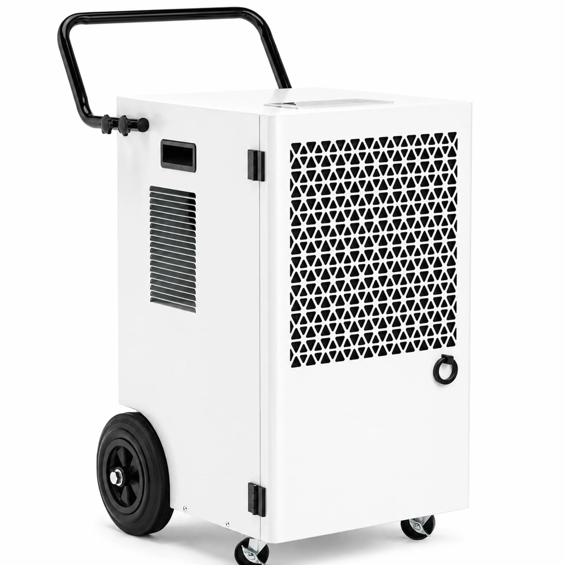 Deshumidificador Industrial Grandes Superficies 120L/Día: Área 300m²/600m3 Deshumidificadores con Sensor de Humedad Eléctrico Temporizador 24H Depósito de 7L para Trastero Baño y Garaje