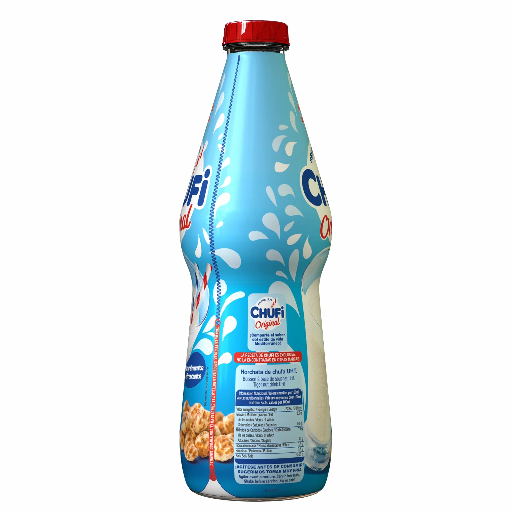 Chufi Horchata Original 100% Vegetal Sin Lactosa Sin Gluten Pack 6x1L