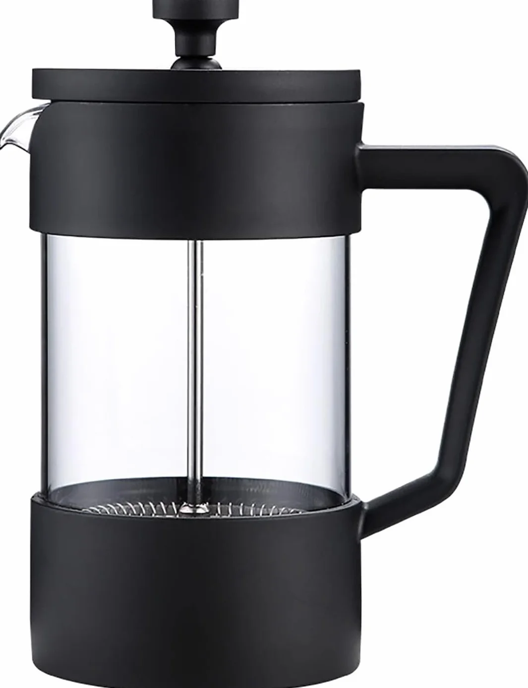 Cafetera de prensa, prensa de café, caffettiere, cafetera, cafetera de prensa francesa, cafetera de prensa francesa americana, cafetera de vidrio de borosilicato alto, cafetera casera hecha a mano (co