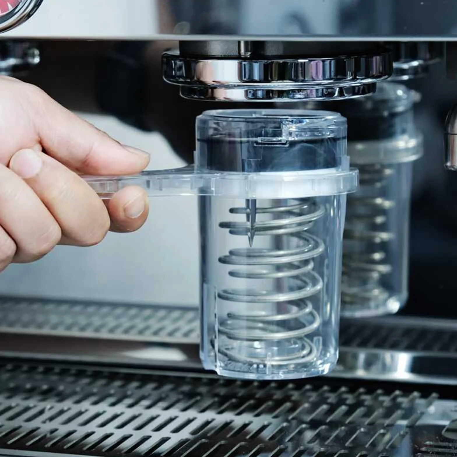 Kit de limpieza de cabezal de preparación de cafetera, libera presión automáticamente, para máquinas de café espresso con función de retrolavado