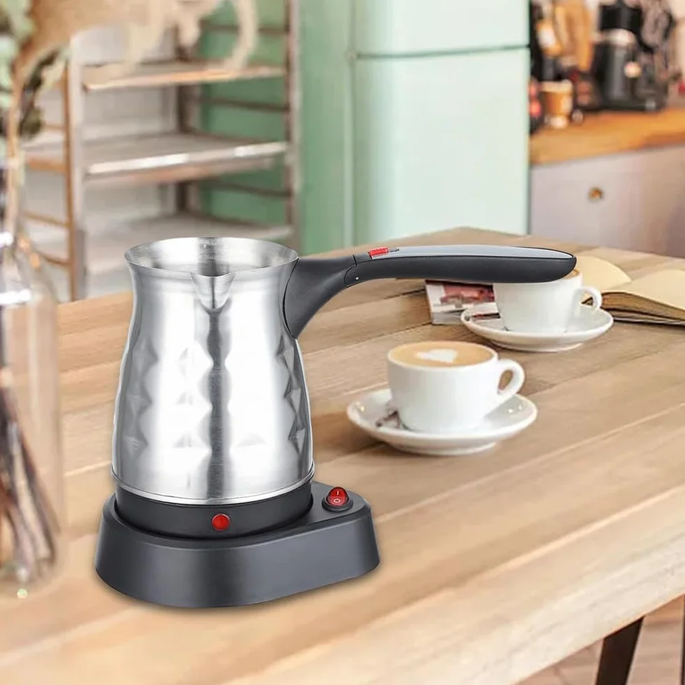 Cafetera Turca Eléctrica 500 Ml con Enchufe Europeo