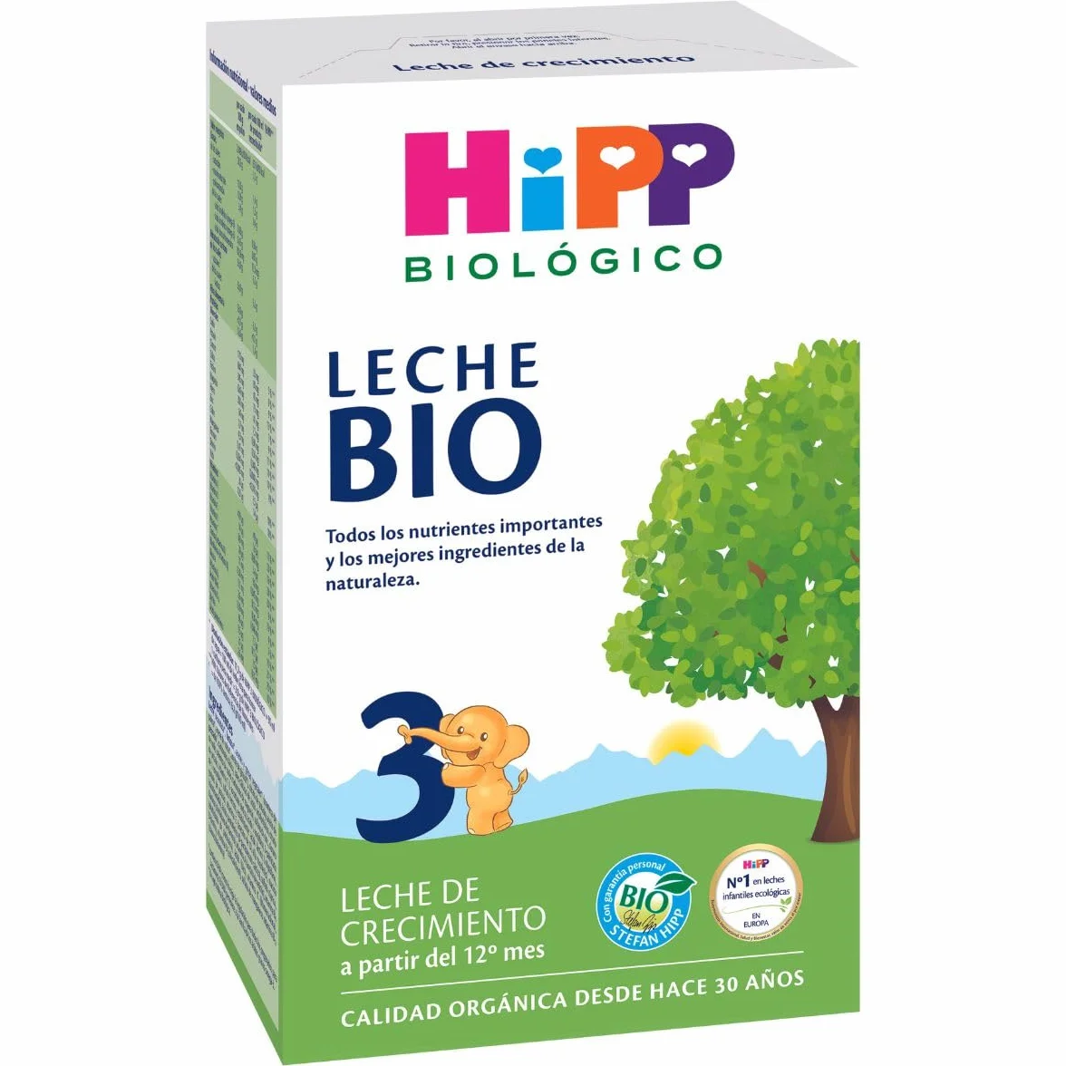HiPP Biológico 3 Leche para bebés Ecológica 500 gr BIO a partir 12 meses