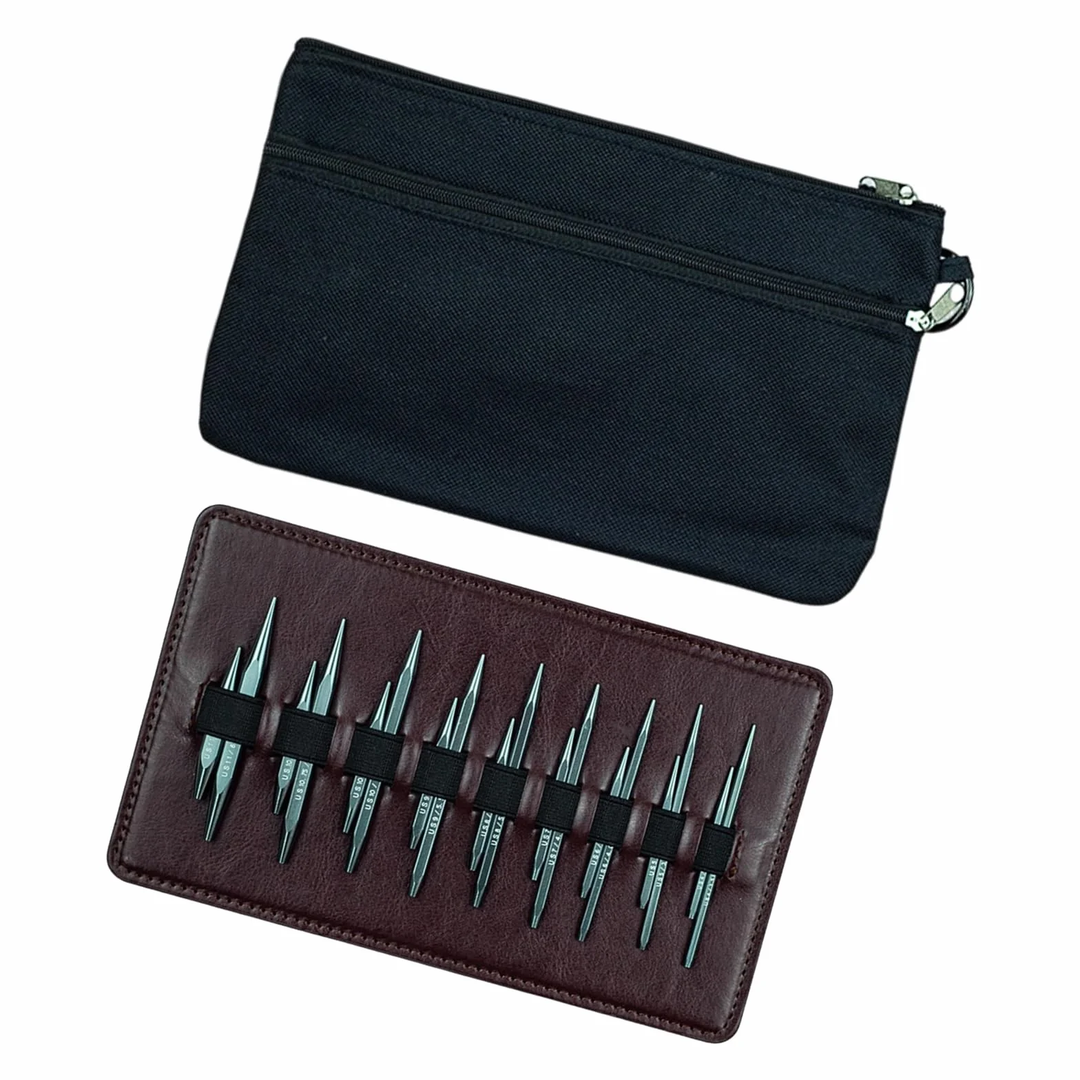 Juego de Ganchillo Desmontable de alúmina de Varios tamaños con Corto de Madera para Mejorar la Durabilidad Estuche Incluido Gancho de Aluminio