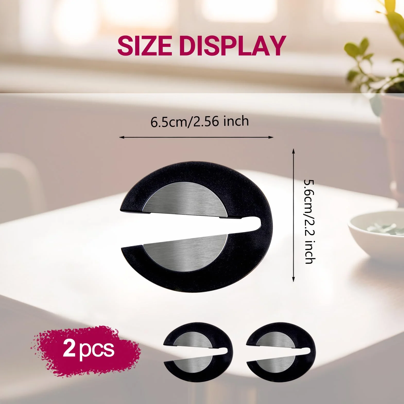 Set de 2 Pcs Cortacápsulas para Botellas de Vino, Diseño Ergonómico en Acero Inoxidable, Cortador de Papel de Aluminio Rápido y Fácil de Usar, Ideal para Amantes del Vino