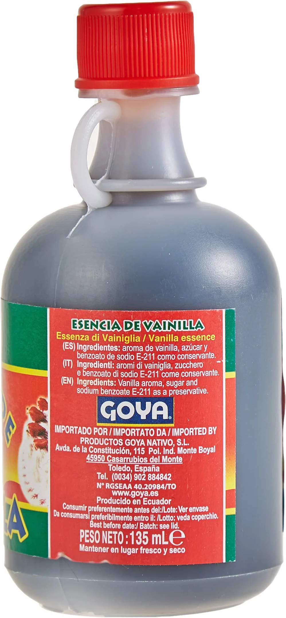 Goya Nativo Esencia de Vainilla 115 ml, Extracto de Vainilla para Postres y Bebidas