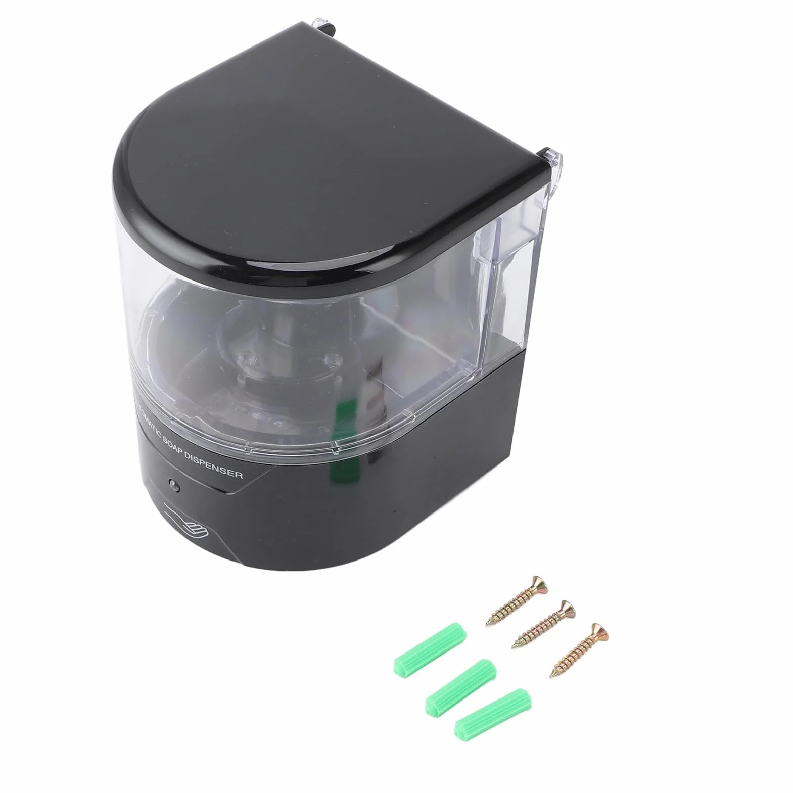 Dispensador de jabón de Pared, 600 ml, automático, igente, eléctrico y sin Contacto. Incluye depósito para jabón. Ideal para el baño.