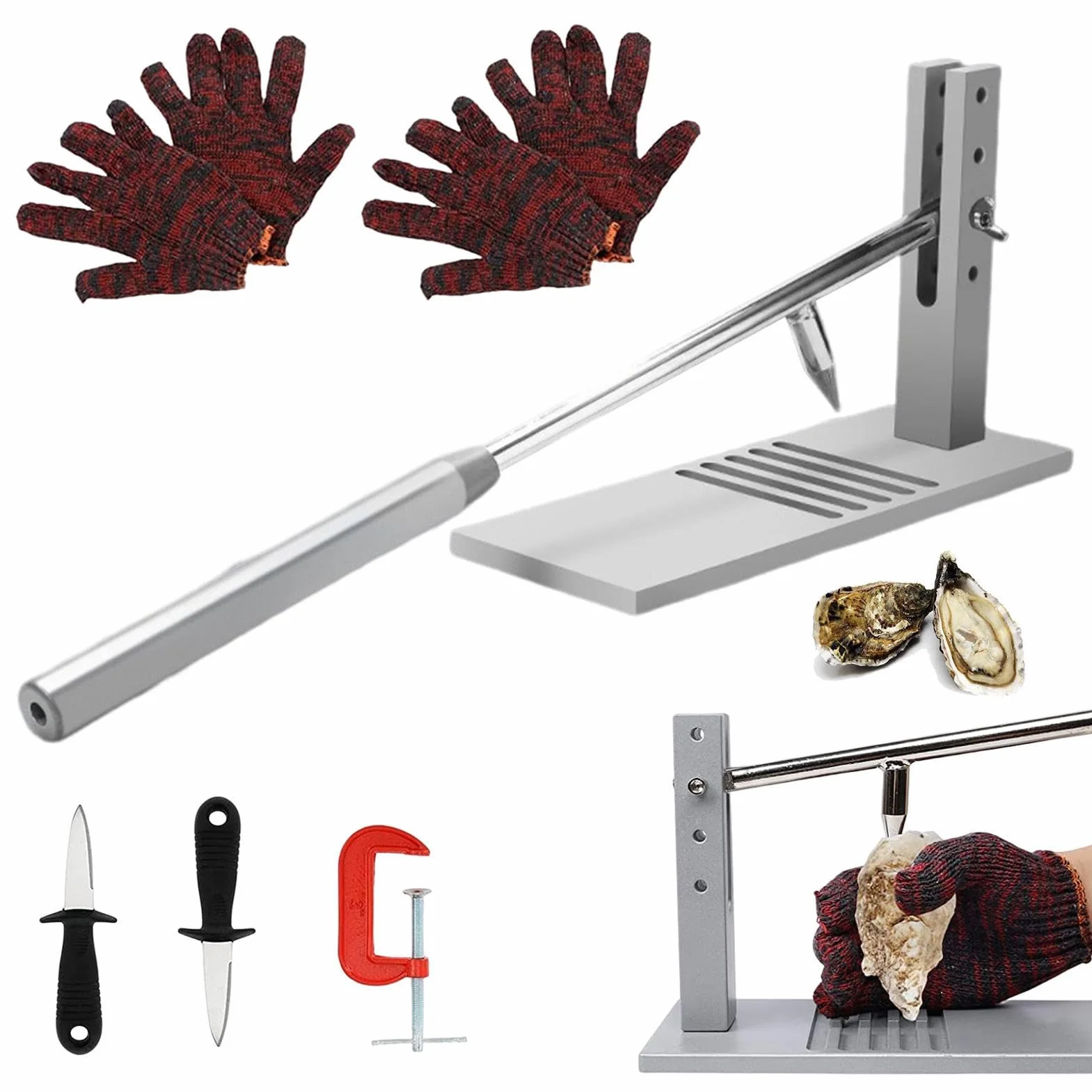 Juego de pelador de , herramienta para pelar , abridor de , abridor de conchas, 2 cuchillos peladores, abridor de mariscos, juego de herramientas para el