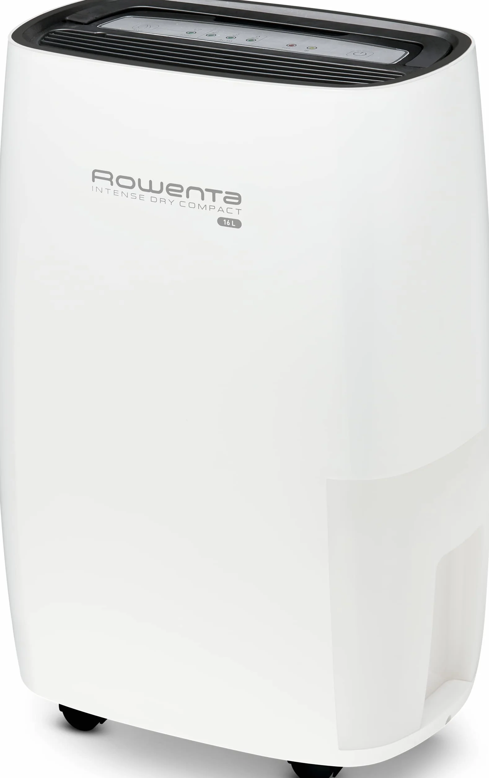 Rowenta Intense Dry Compact DH4236 deshumidificador de 16 L, con modo automático de deshumidificación con 3 programas, función Linen Dry, filtro, compacto, silencioso (Reacondicionado)