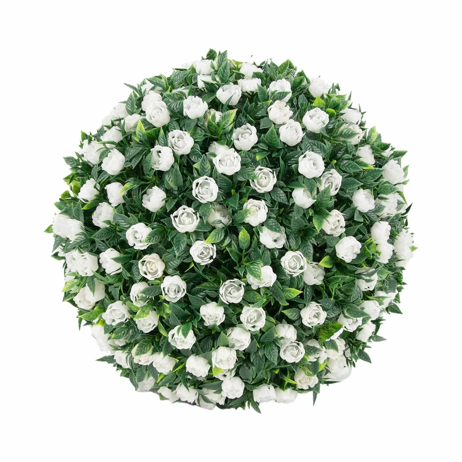 Bola Verde para balcón, 20 cm, Plantas Artificiales Decorativas para Exterior, Bola de Flores de PE, fácil Instalar y cuidar, topiarios Artificiales, decoración Techo, árbol, Estilo C
