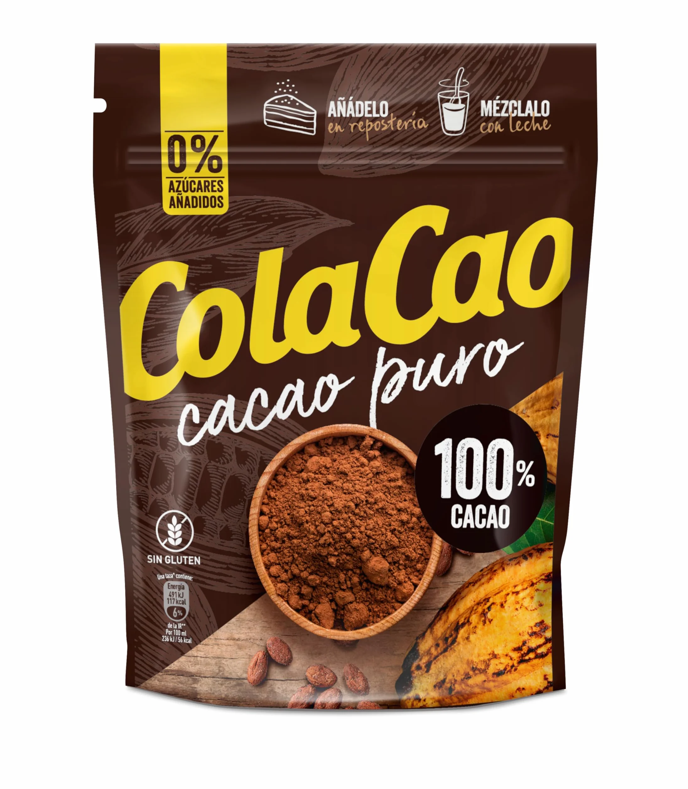 ColaCao Cacao Puro sin Aditivos, 250g
