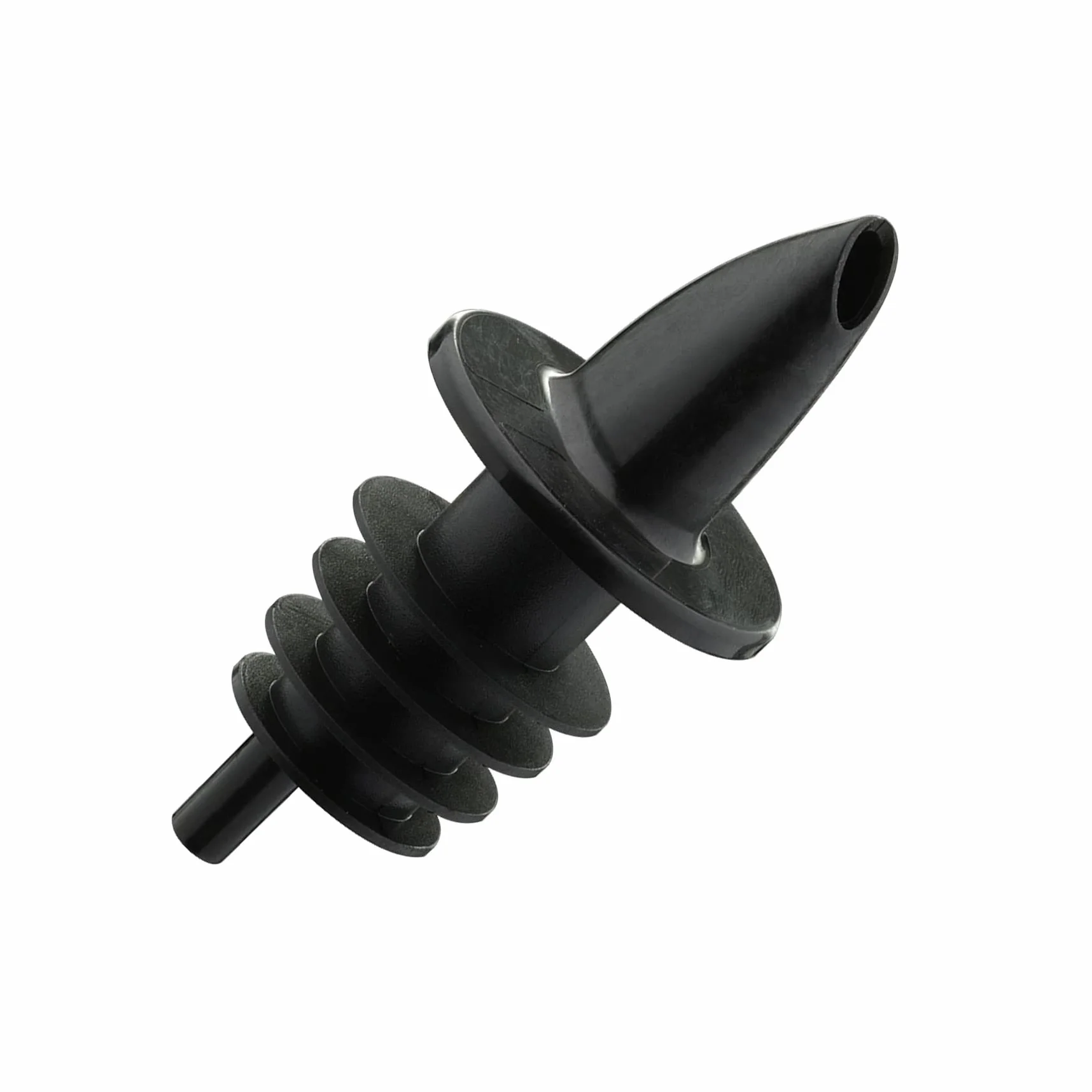 Westmark Vertedor de licor Dispensador con tubo de aire Boquilla de plástico Jet-Pour Negro 411020ES
