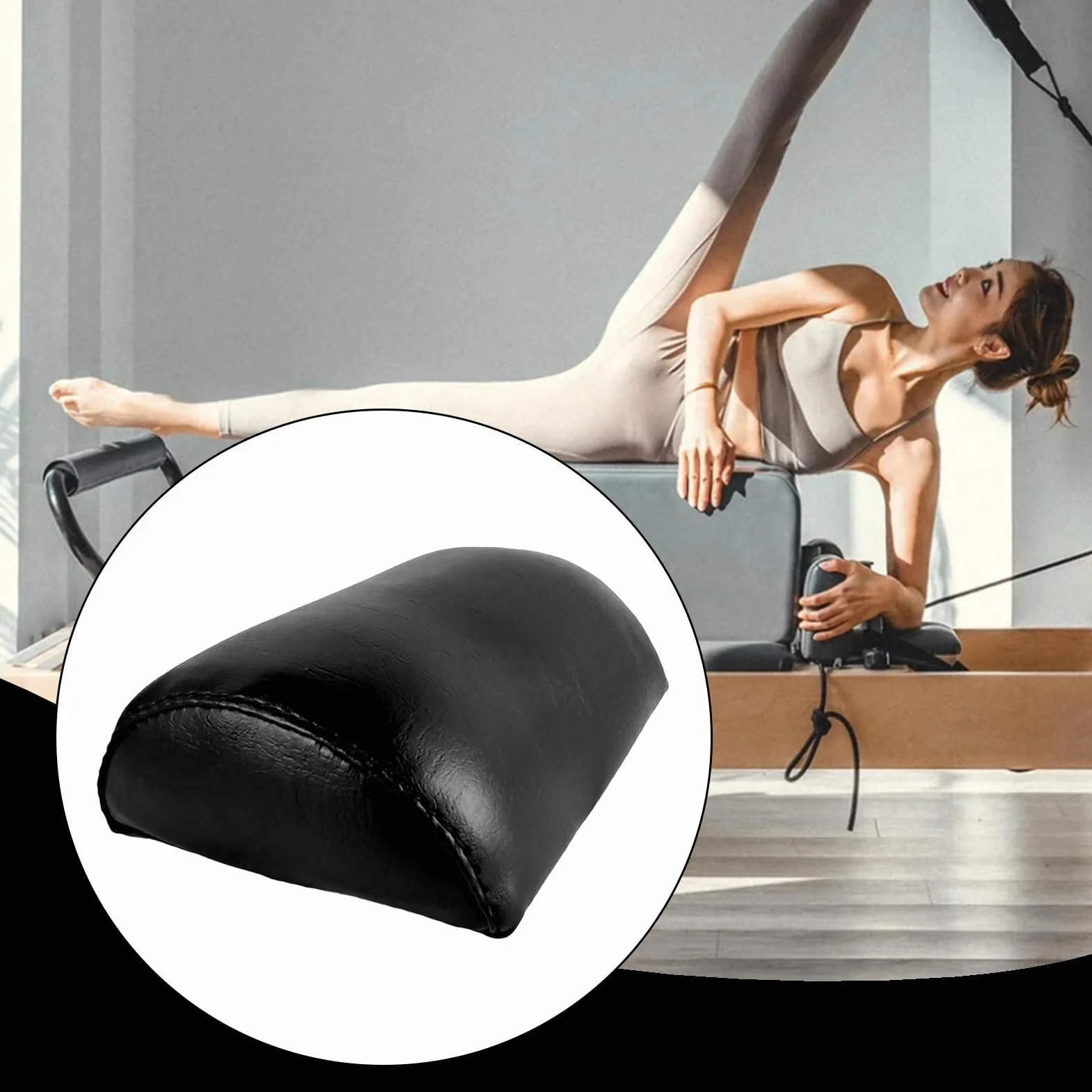 Almohada de Pilates para Cabeza y Cuello Cojín de Entrenamiento Soporte para Ejercicio Equipo de Fitness