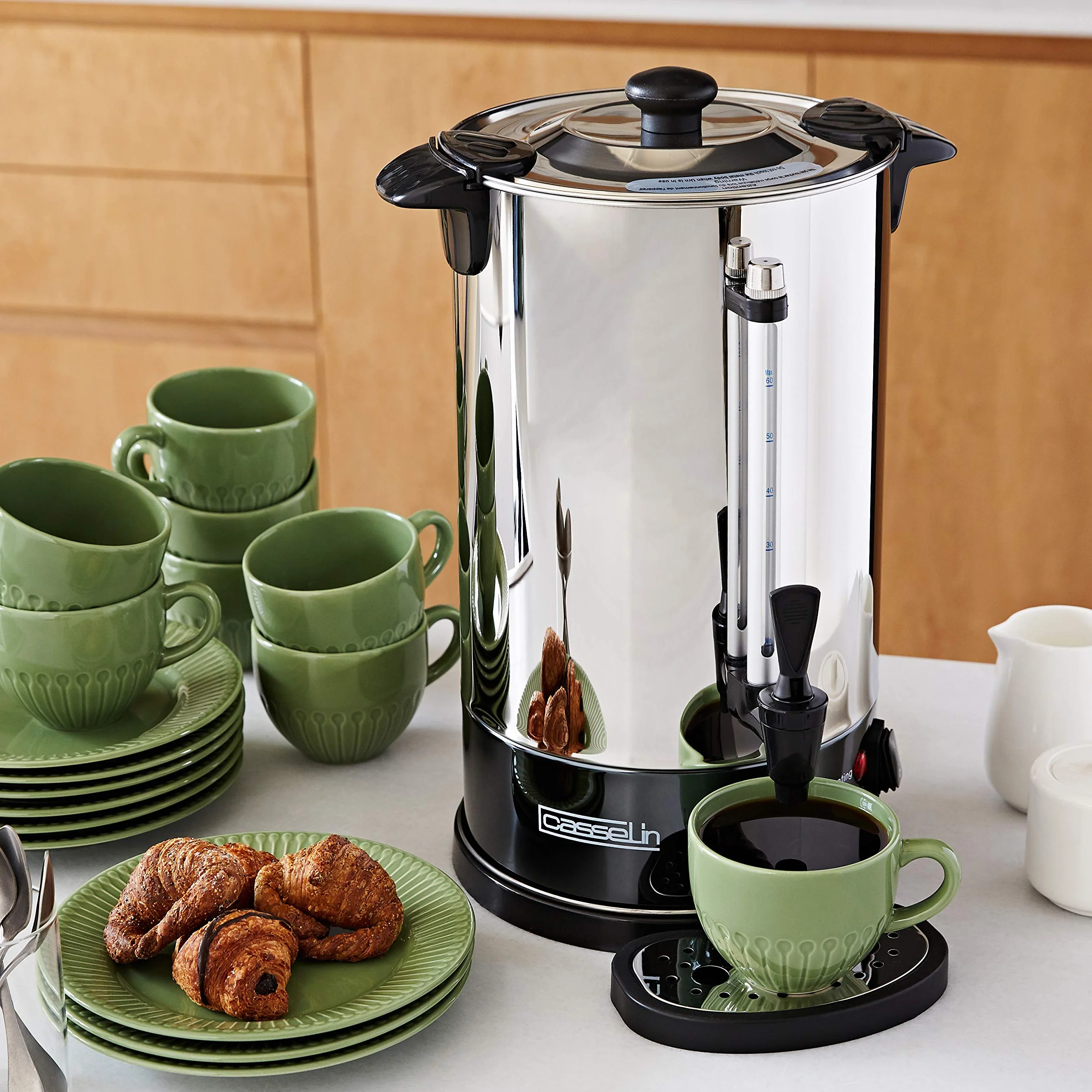 CASSELIN CPC60S Percolador de café acero inoxidable