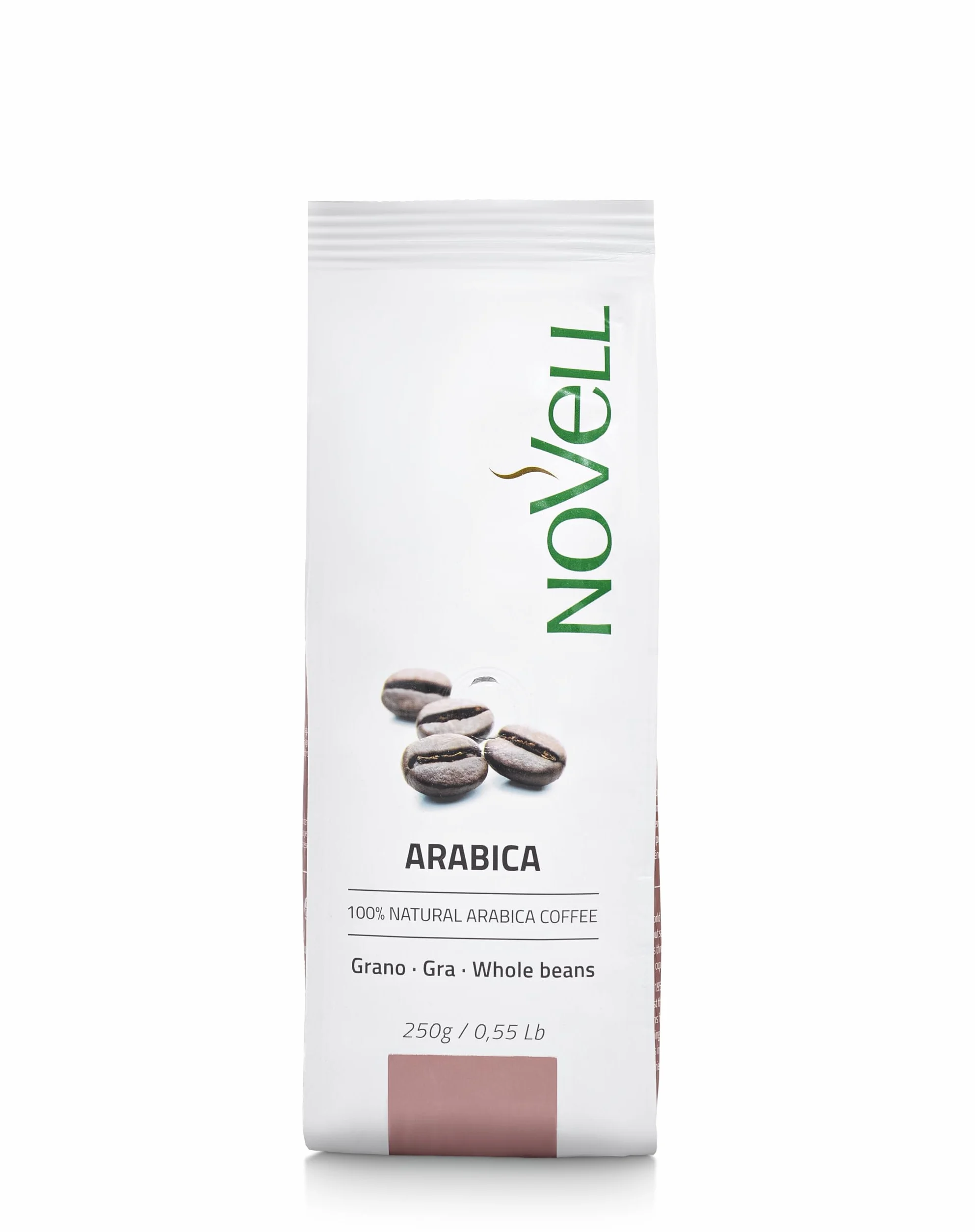 NOVELL Café en Grano Natural 100% Arábico 250g Premium Gourmet