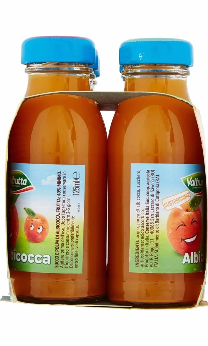 Jugo de albaricoque Valfrutta 6 x 125 ml