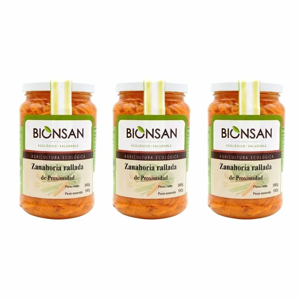 Bionsan Zanahoria Rallada Ecológica 3x345g 1035g
