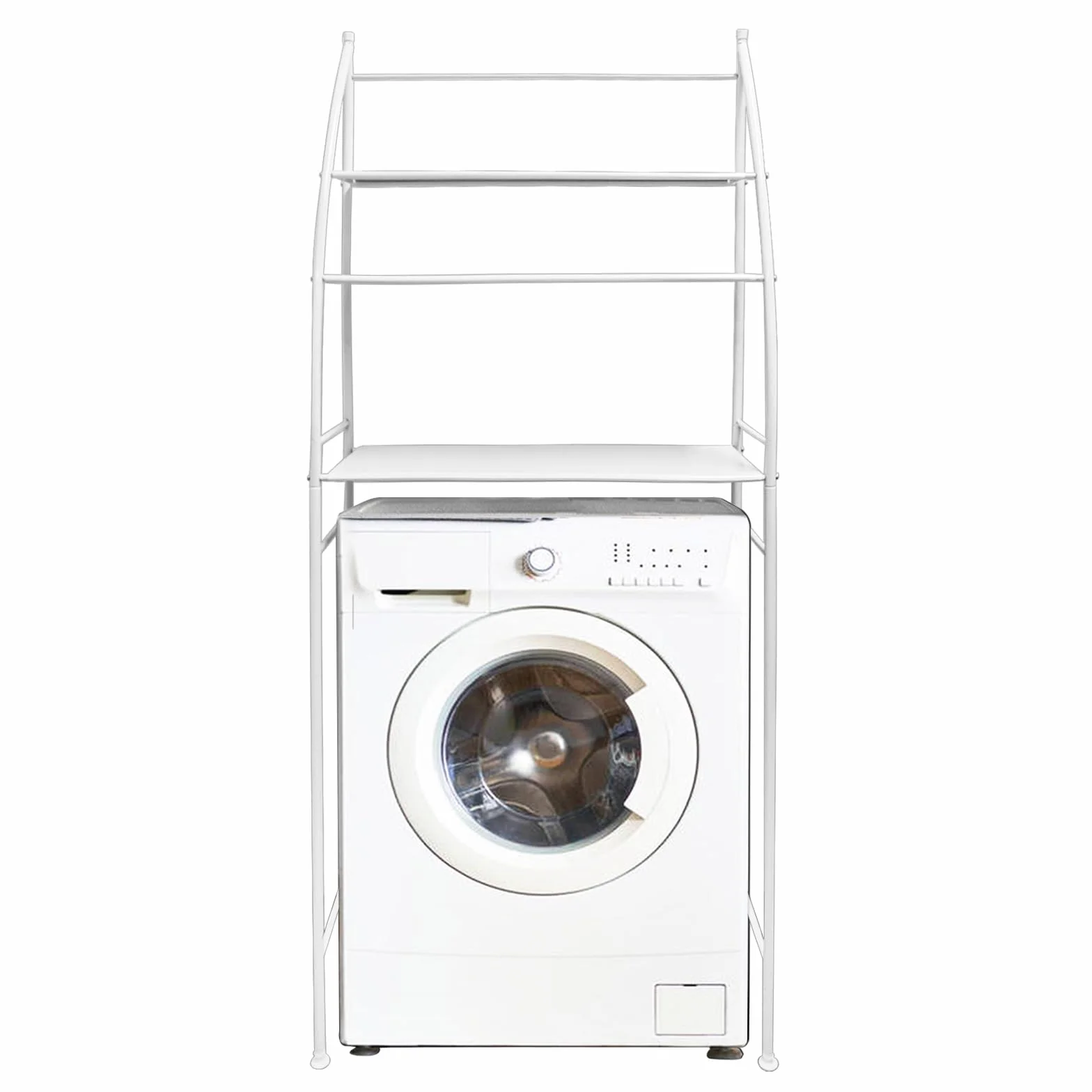 Estantería sobre Inodoro de Metal 3 baldas para Baño Organizador Vertical Compacto