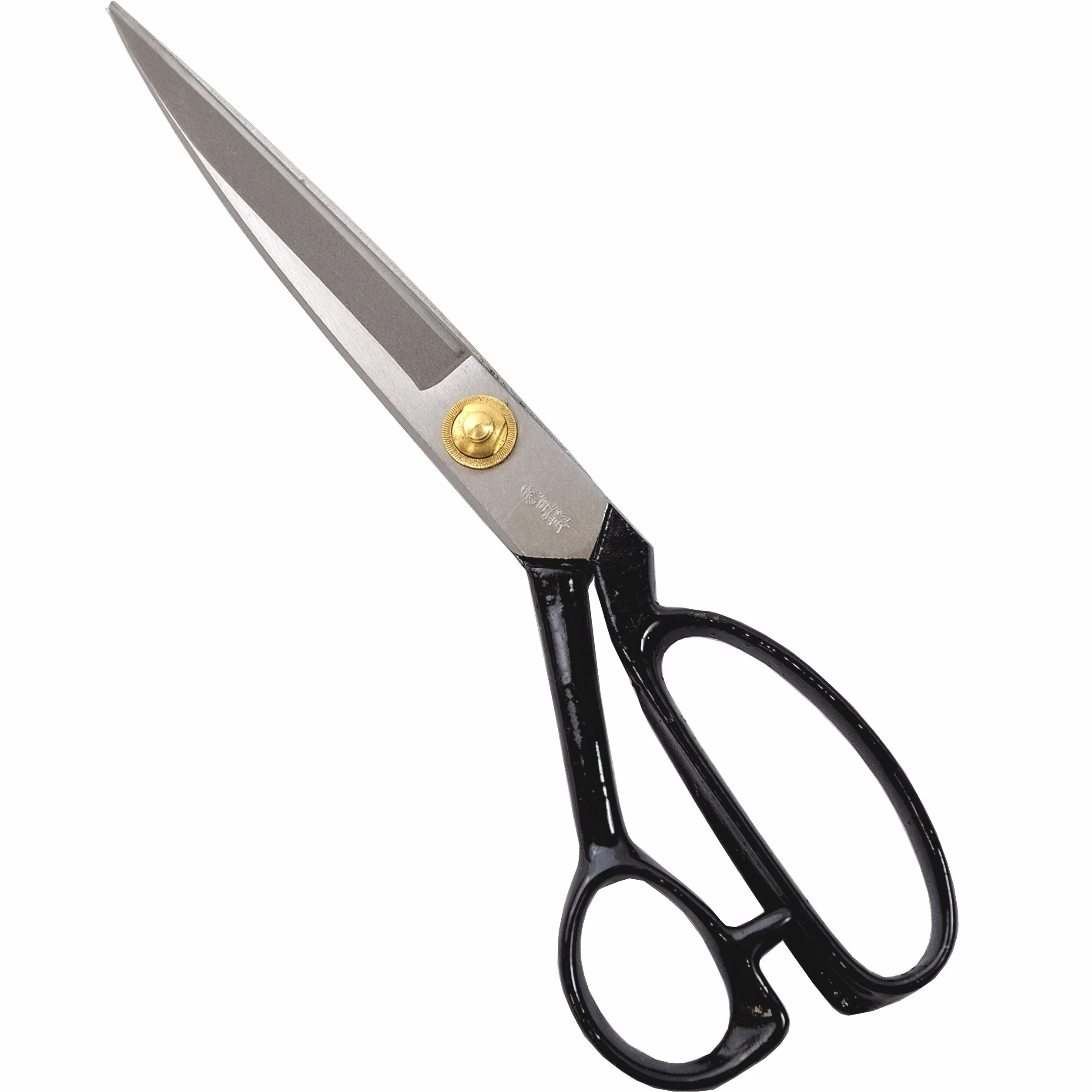KAKURI Tijeras de tela japonesa para coser lrage de 24 cm, fabricadas en Japón, tijeras de coser profesionales, balde de acero japonés afilado, color negro
