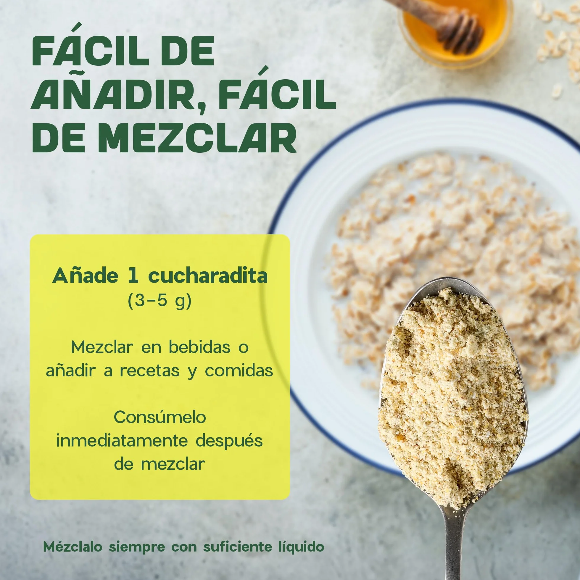 Psyllium Husk en Polvo 500 g - Alto en Fibra (~85%), Sabor Neutro - Vegano, Sin OGM - Plantago Ovata