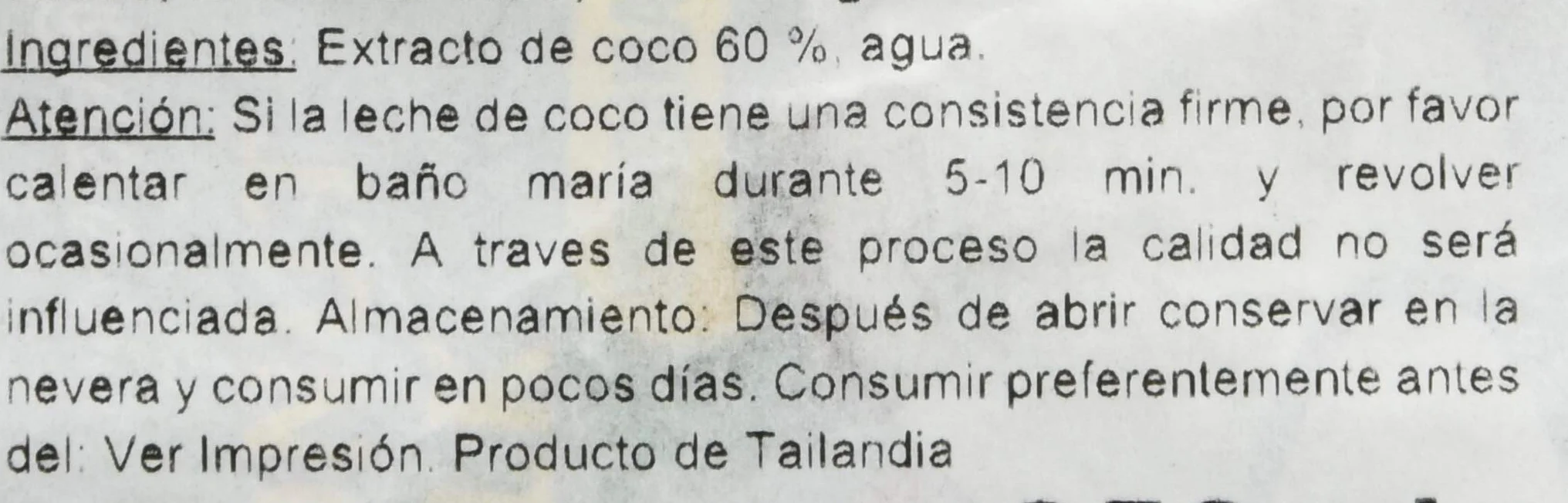 Aroy-D Leche de coco 17-19% MG 6 x 250 ml Brick 1500 ml