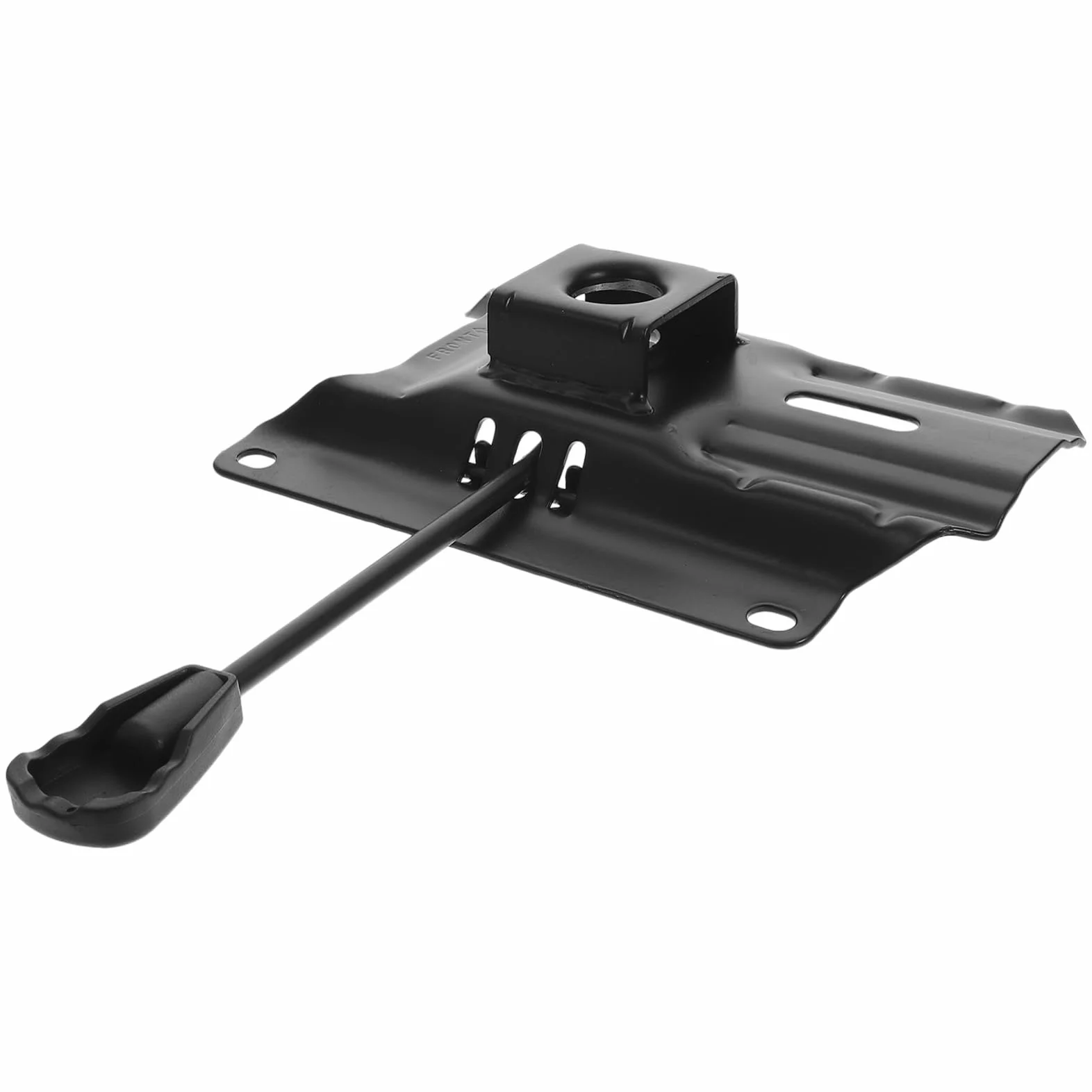 Placa para Control Inclinación Silla Oficina, Hierro Negro, 14x17, 5 CM | Montaje Sencillo, Apta para Sillón de Trabajo, Uso Diario Intenso, Pieza Robusta de Reemplazo