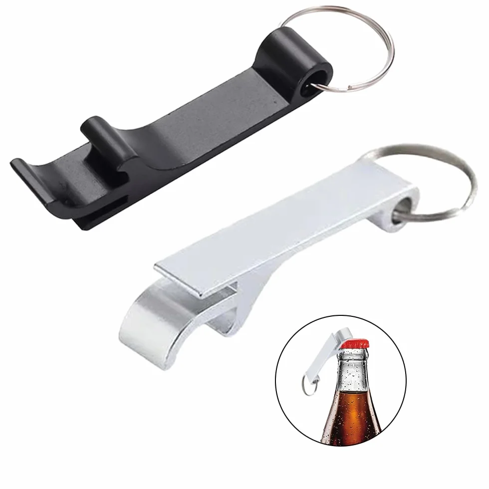 Abrebotellas de Cerveza 2 Pcs - Llavero Mini Multifuncional de Aluminio