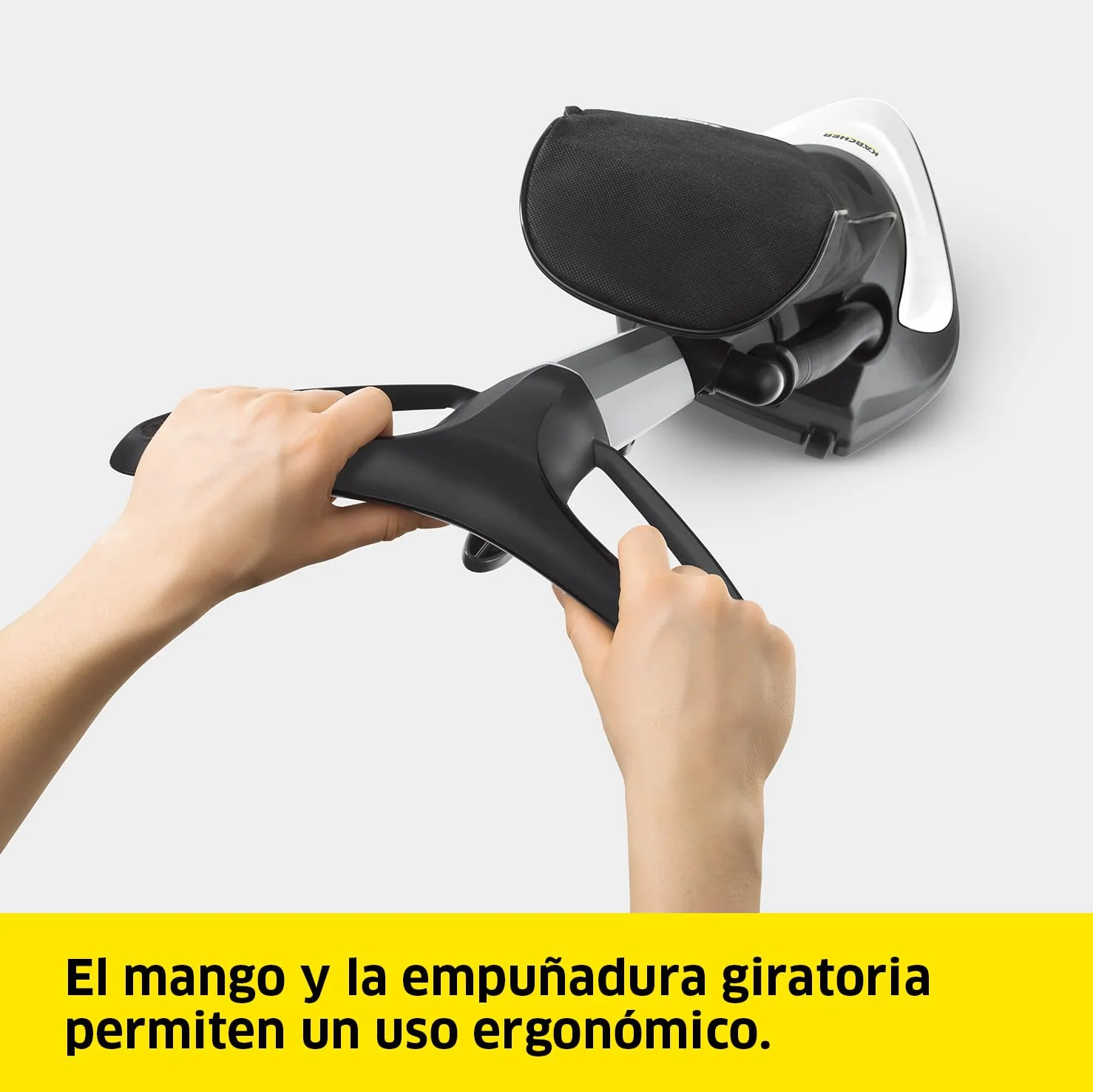 Kärcher Pulidora de suelos FP 303, pulidora de suelos con función de aspiración para pulir suelos duros, velocidad: 1000 rpm, potencia: 600 W, ancho: 29 cm, con cepillos de esponja y bolsa de filtro