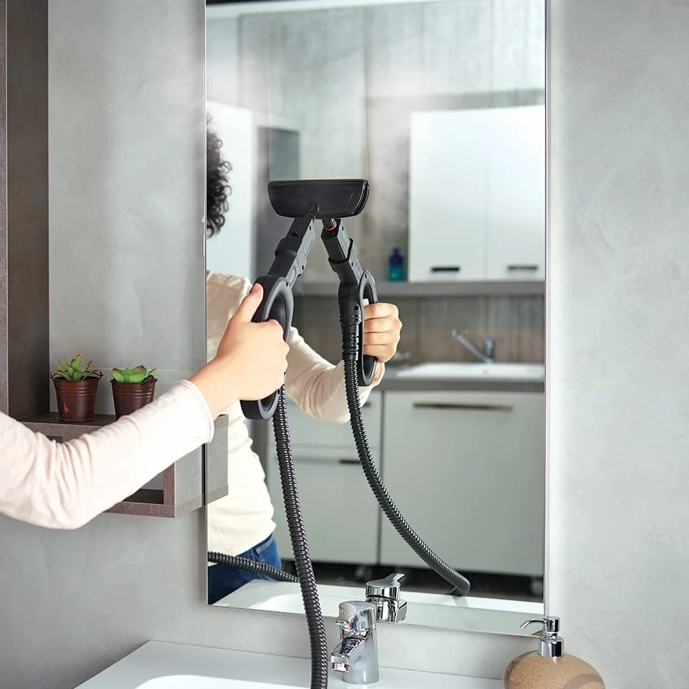 Polti Vaporetto Smart 100 T Steam Cleaner, 4 Bar High Pressure Boiler, 1500 W, 8 Akcesoriów, Biały Turkusowy