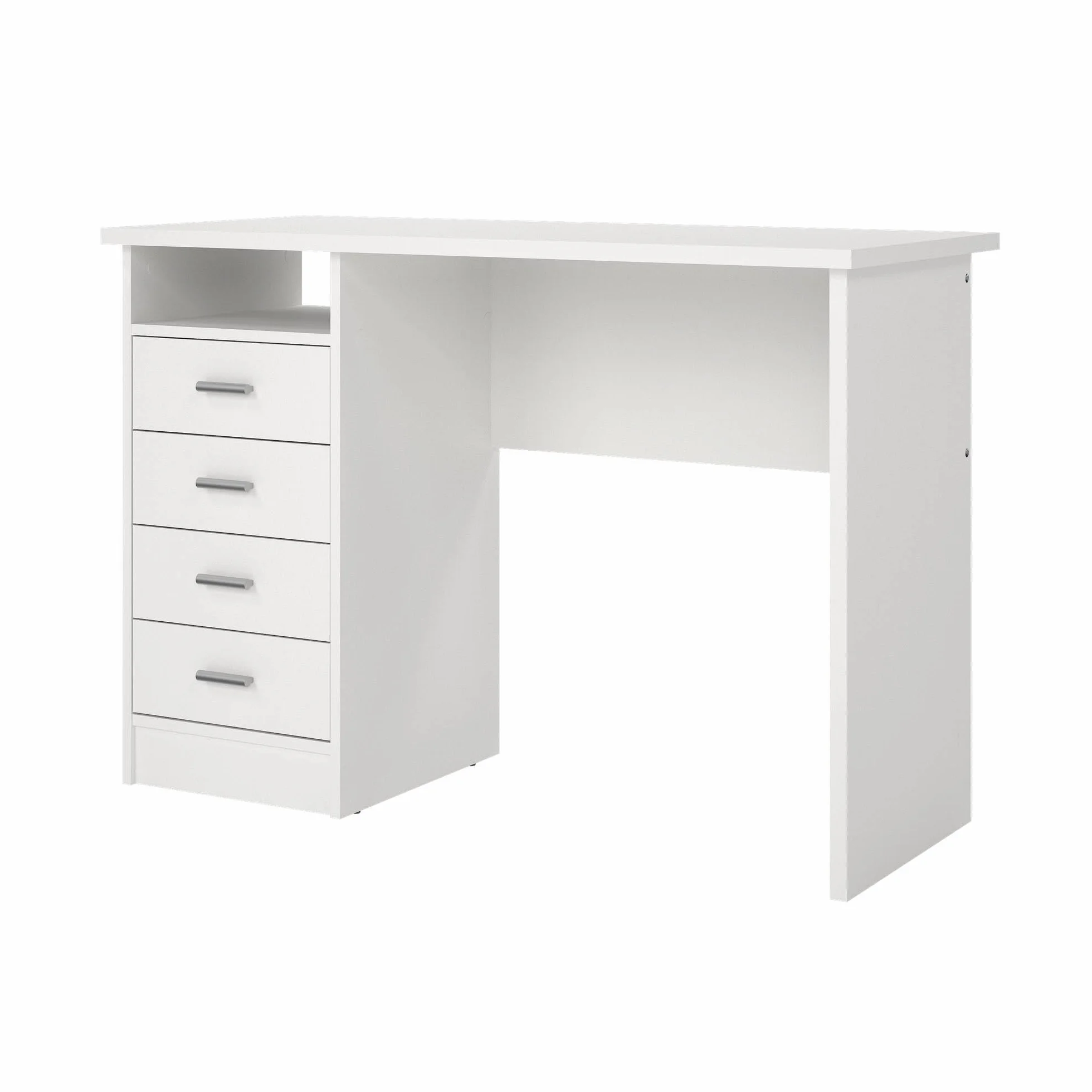 Escritorio Segre White Mesa de Estudio con 4 Cajones en Color Blanco 111 x 49 x76 cm