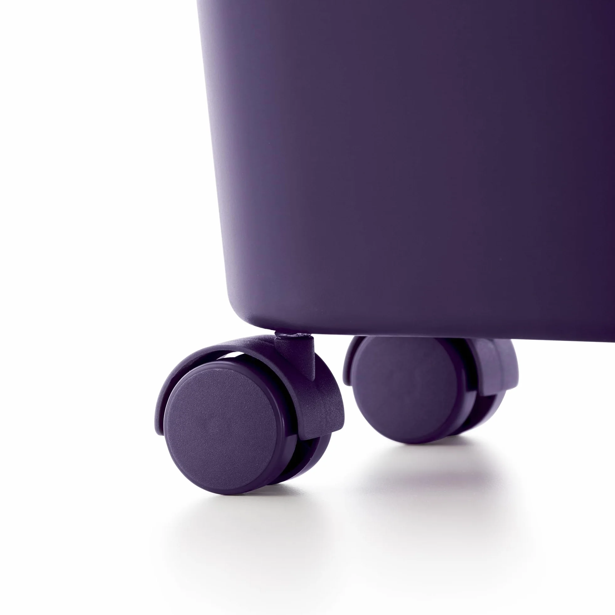 Cubo de fregona automático escurridor ecológico con ruedas morado 14L 38x25x39 cm