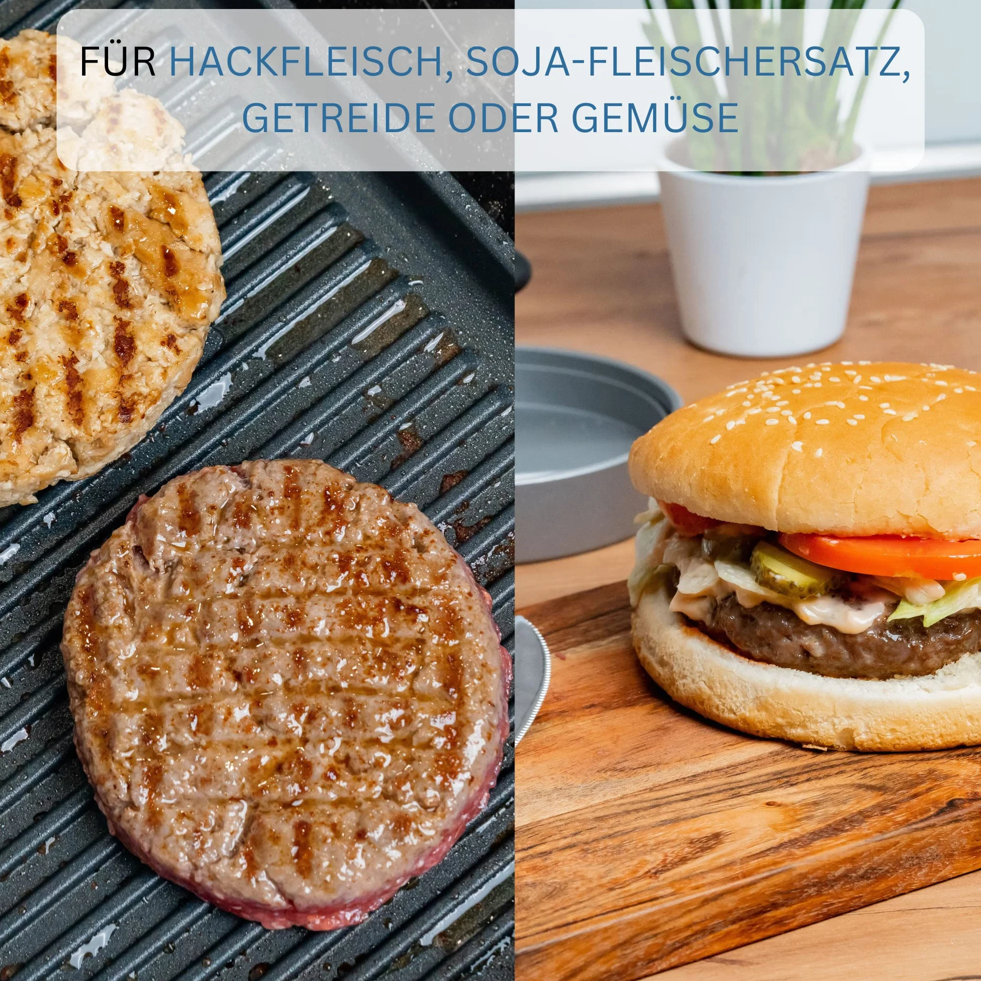 Westmark Prensa para hamburguesas 11,5 cm Plástico Blanco/Rojo