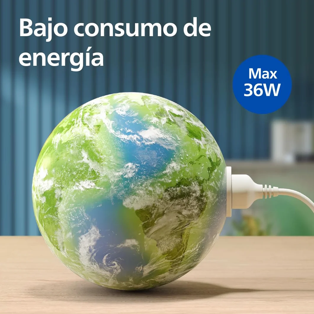 Philips PureProtect Serie 3200: Purificador de aire inteligente, HEPA y filtro de carbón activo, CADR 500 m³/h para 130 m², ultrasilencioso, captura el 99,97% de alérgenos, App conectada (AC3210/12)