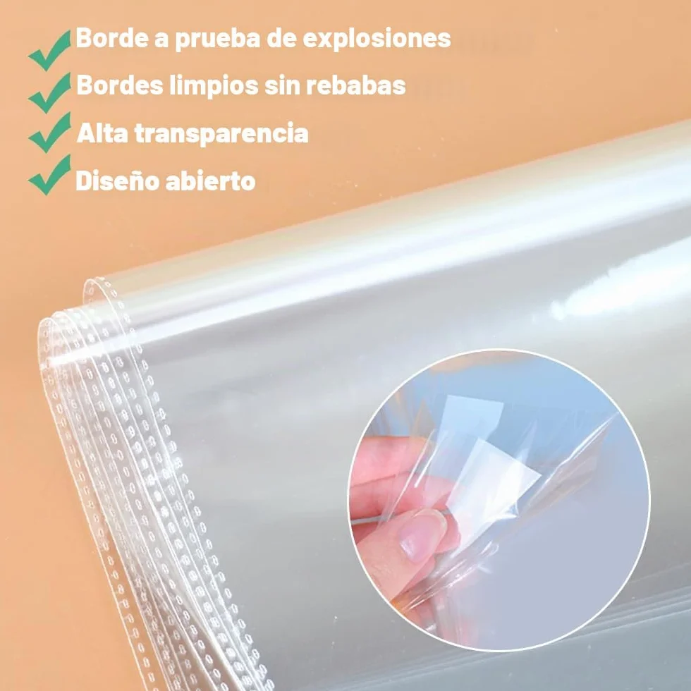 100 Piezas Bolsas de Celofán -15 x 25 cm Bolsas de Regalo Transparentes Bolsas de Caramelo con 100 Cintas Metálicas para Caramelos Galletas Pan Chocolates