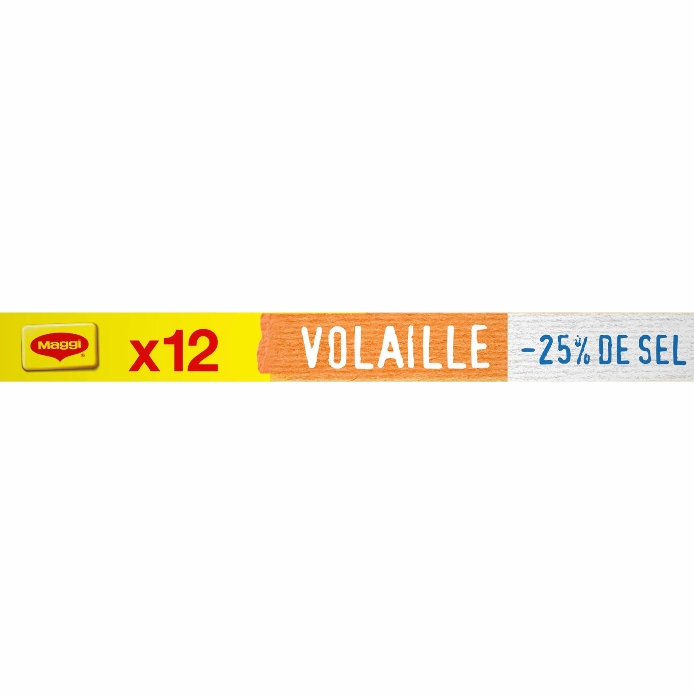 Maggi Assaisonnement Volaille Sel Réduit Bouillon KUB 120 g