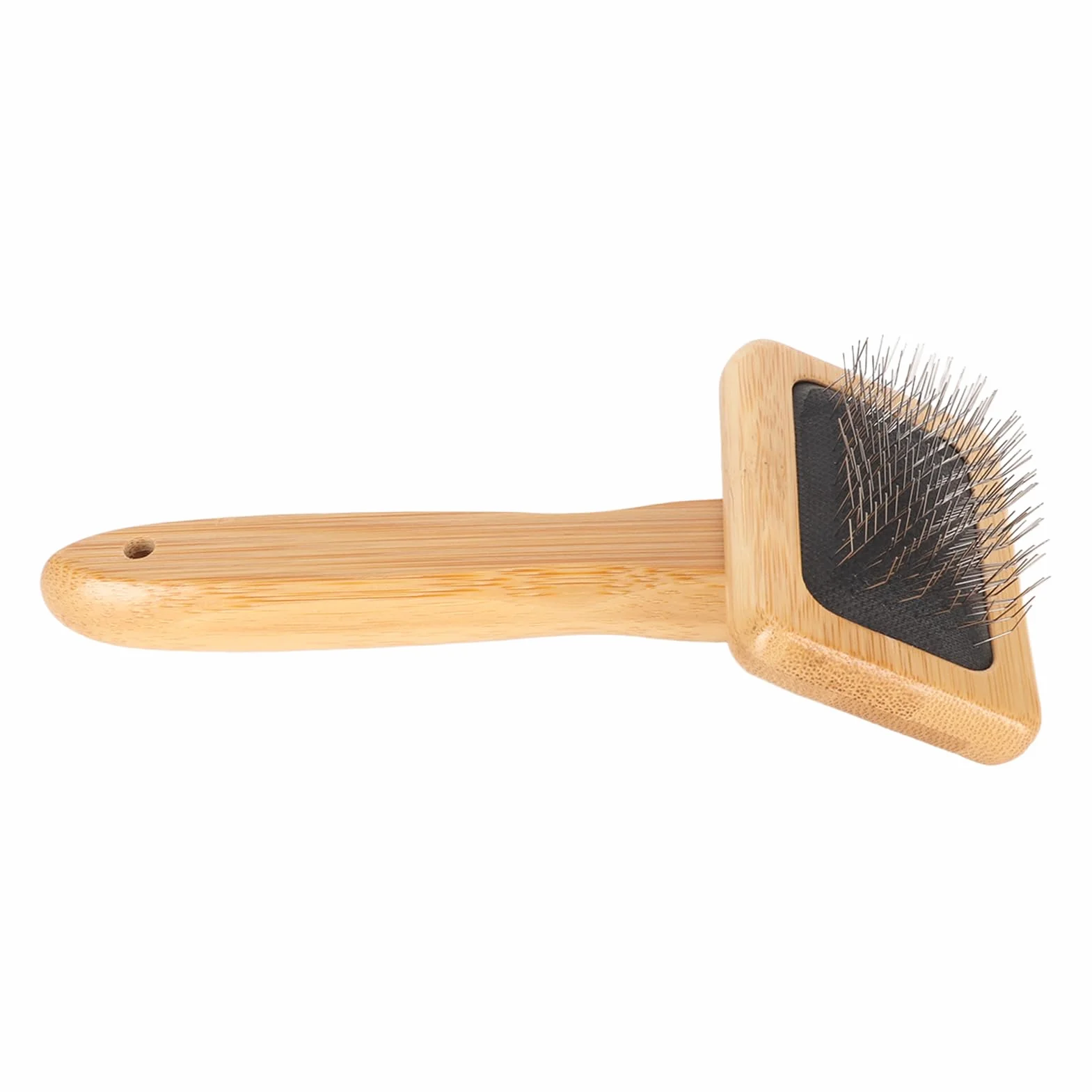 Cepillo de Lana de Piel de Oveja Cardador de Mano Peine para Alfombras de Bambú Macramé Deshedding