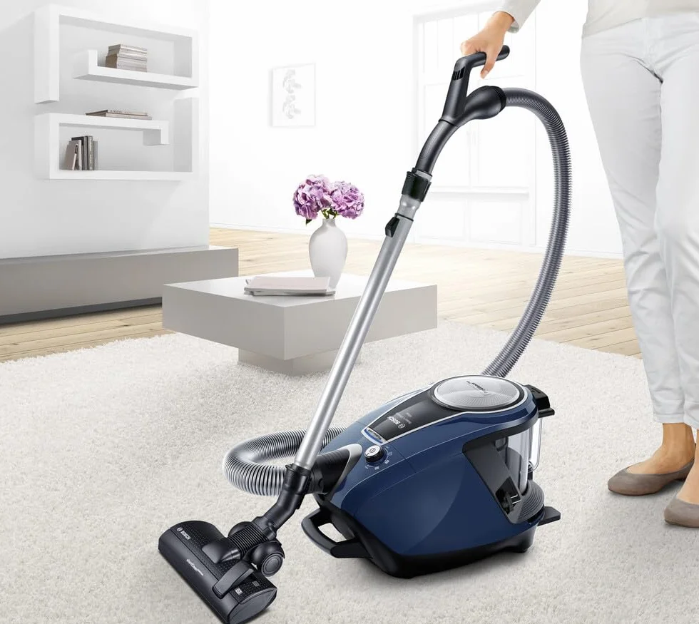 Bosch - Aspirador sin bolsa Relaxx Ultimate, Extremadamente silencioso 68 dB, 700 W, 3 litros, Azul, azul, BGS7RCL