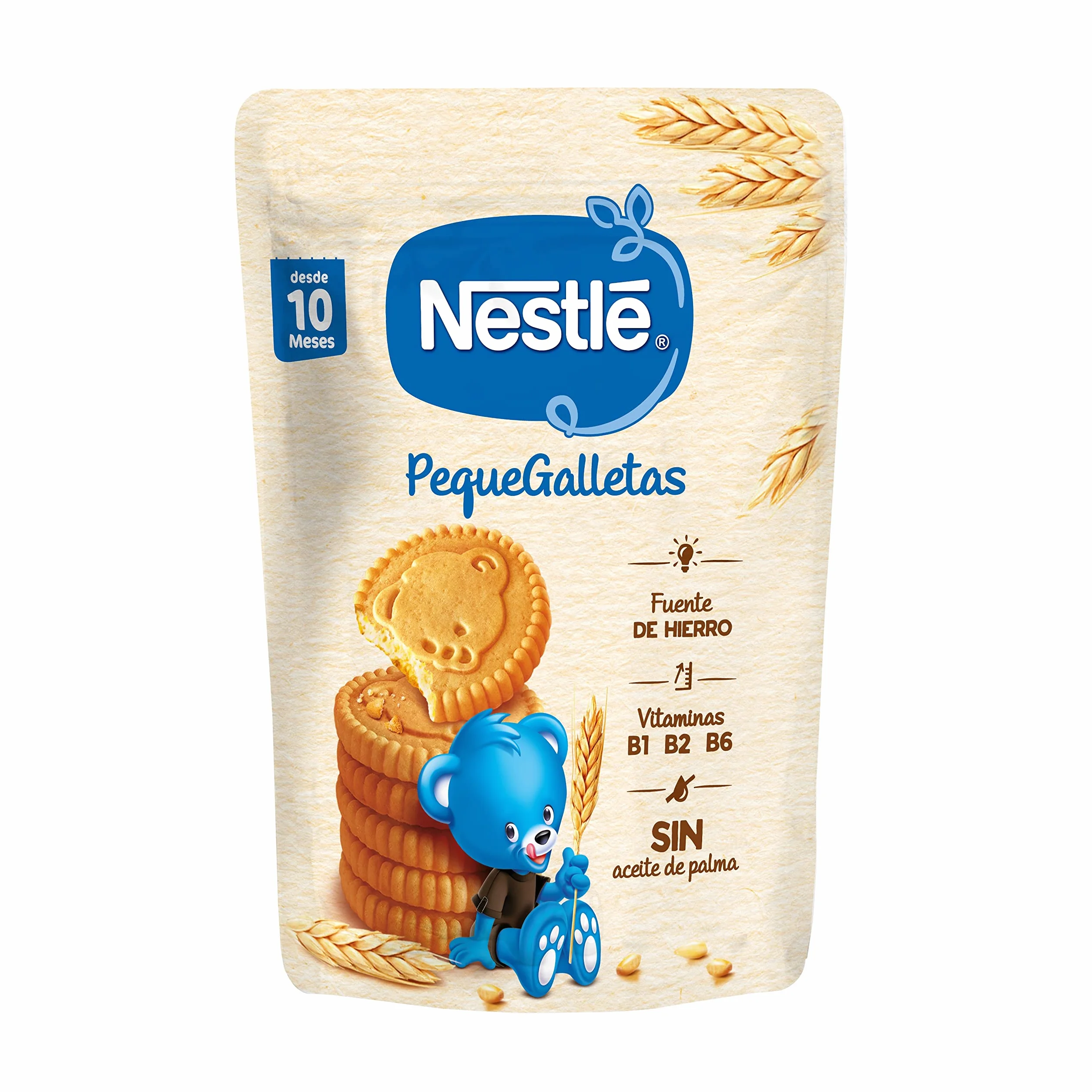 Nestlé PequeGalletas Galletas para bebés a partir de 10 meses 6x180g