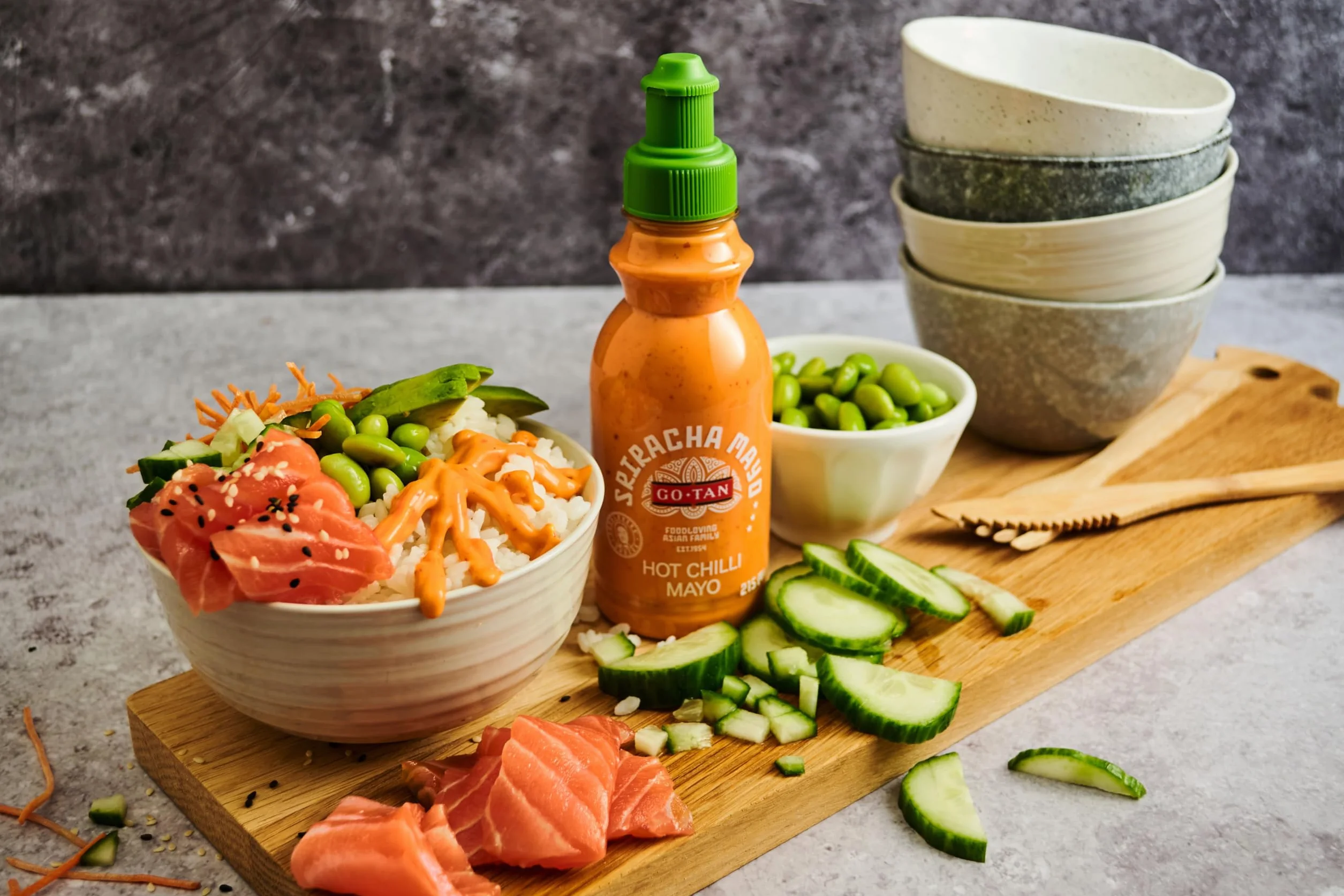 Go-Tan Salsa Sriracha Mayo 215ml