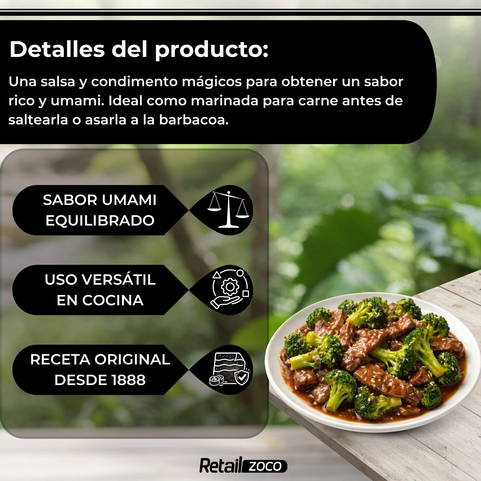 Salsa de ostras Panda Lee Kum Kee 907 g, sabor umami, ideal para carnes, verduras y salteados