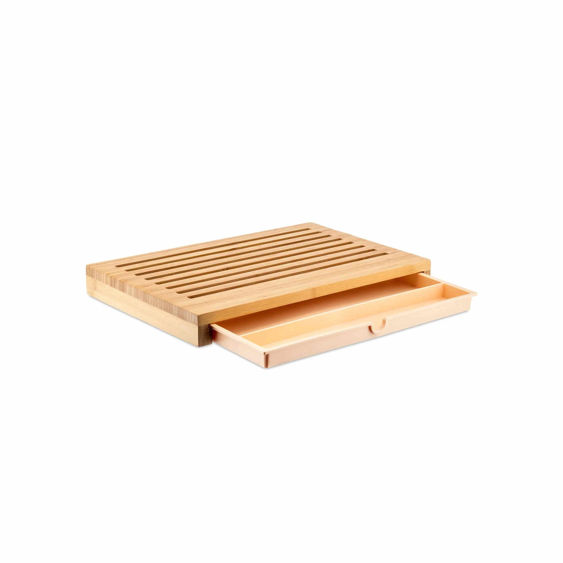 Alessi | GAG02 Sbriciola Tabla de Cortar de Bambú con Recogedor