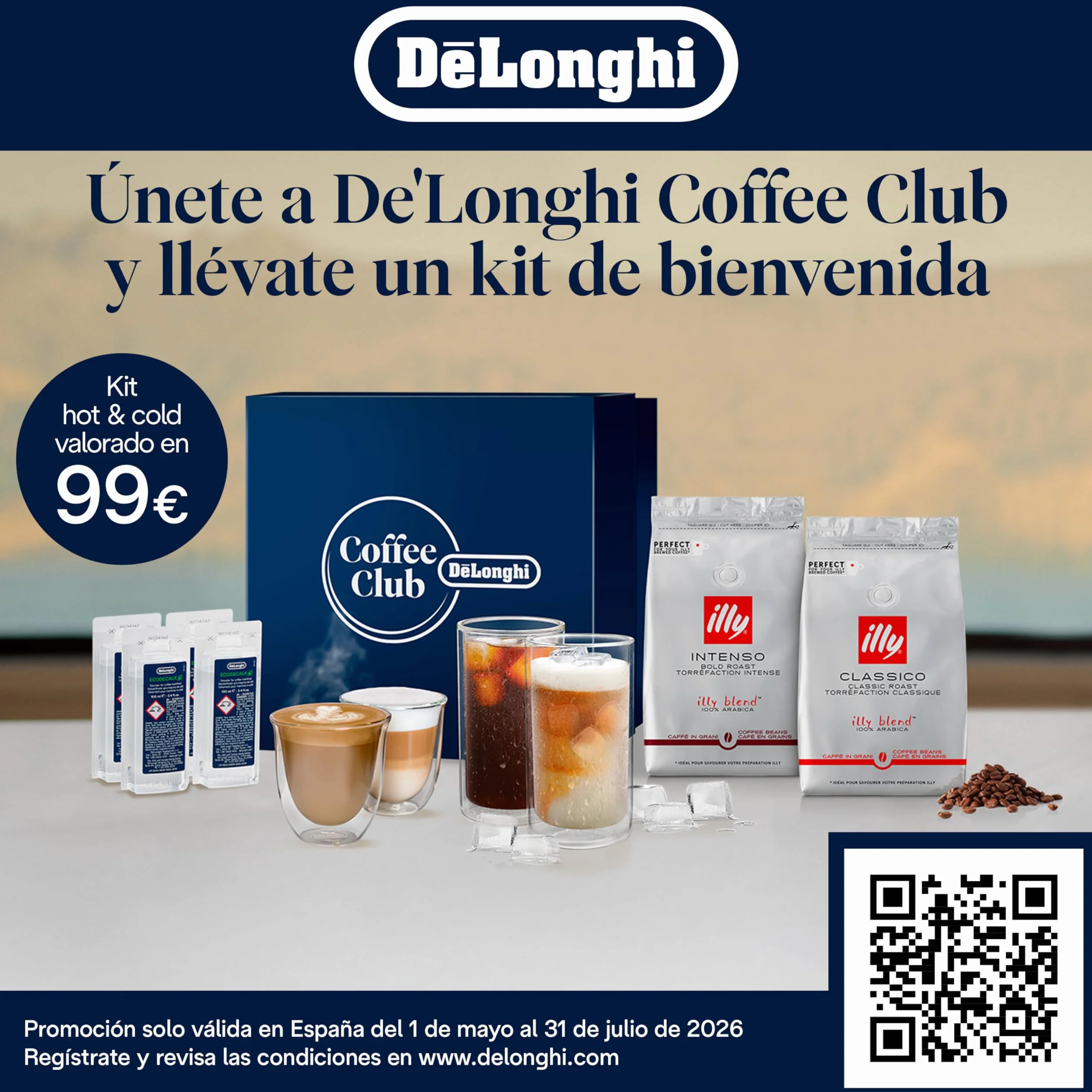 De’Longhi Cafetera Superautomática Rivelia LatteCrema 16 Bebidas One-Touch Pantalla Táctil Depósitos de Granos Intercambiables Gris