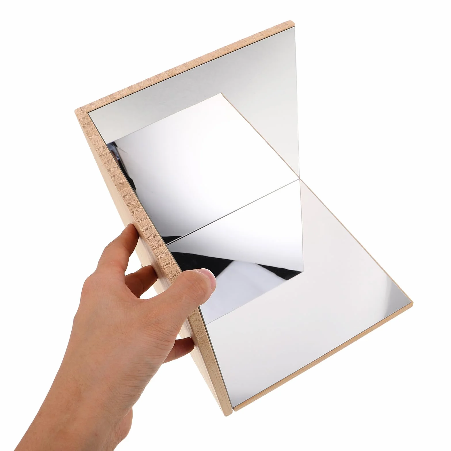 Supvox Espejo Montessori para niños pequeños – Materiales de exploración para niños, espejo de esquina para la vida práctica – Observación sensorial, vidrio Montessori, preescolar